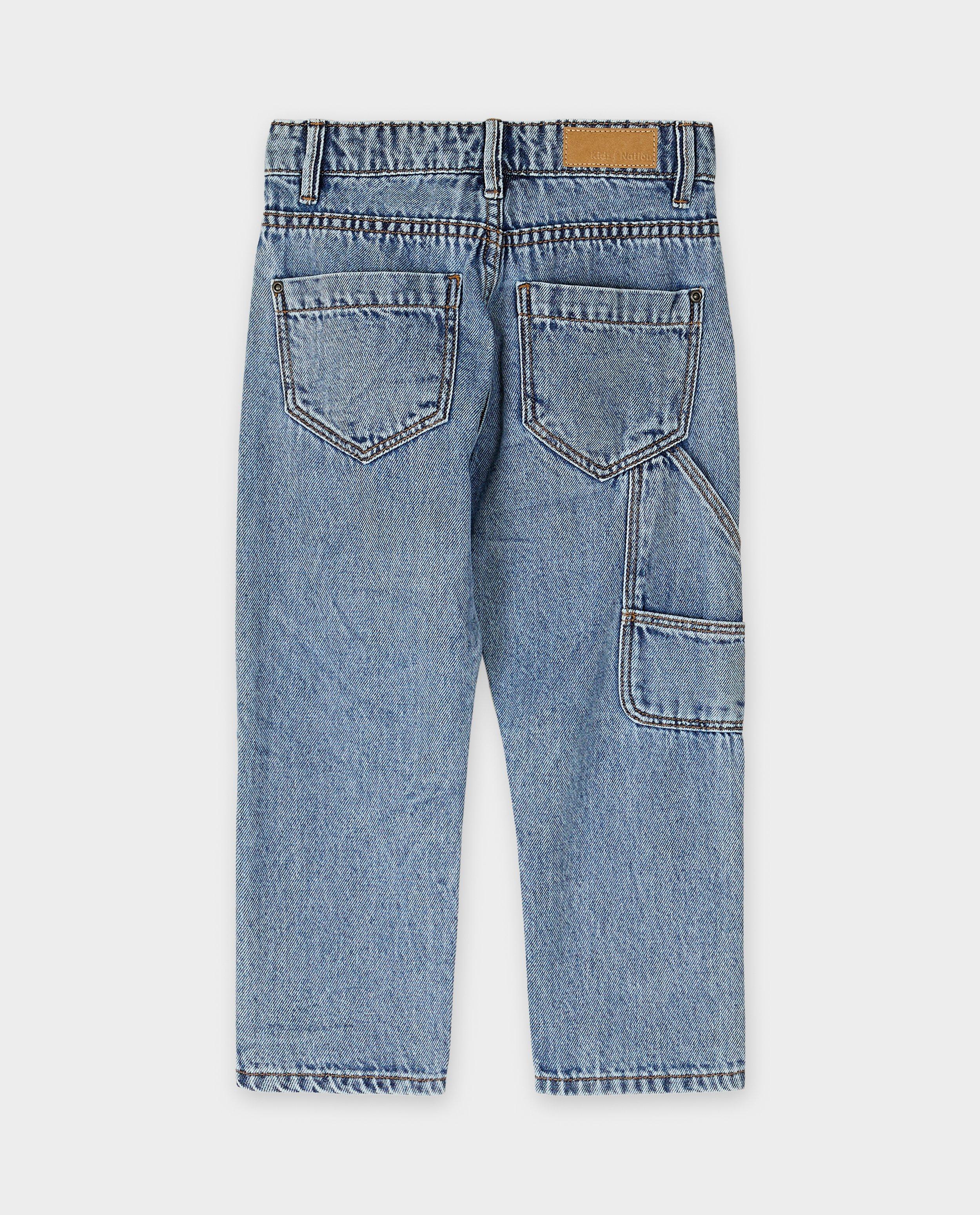 Jean &agrave; effet d&eacute;lav&eacute; - D&eacute;tails du produit - bleu clair - image num&eacute;ro 5