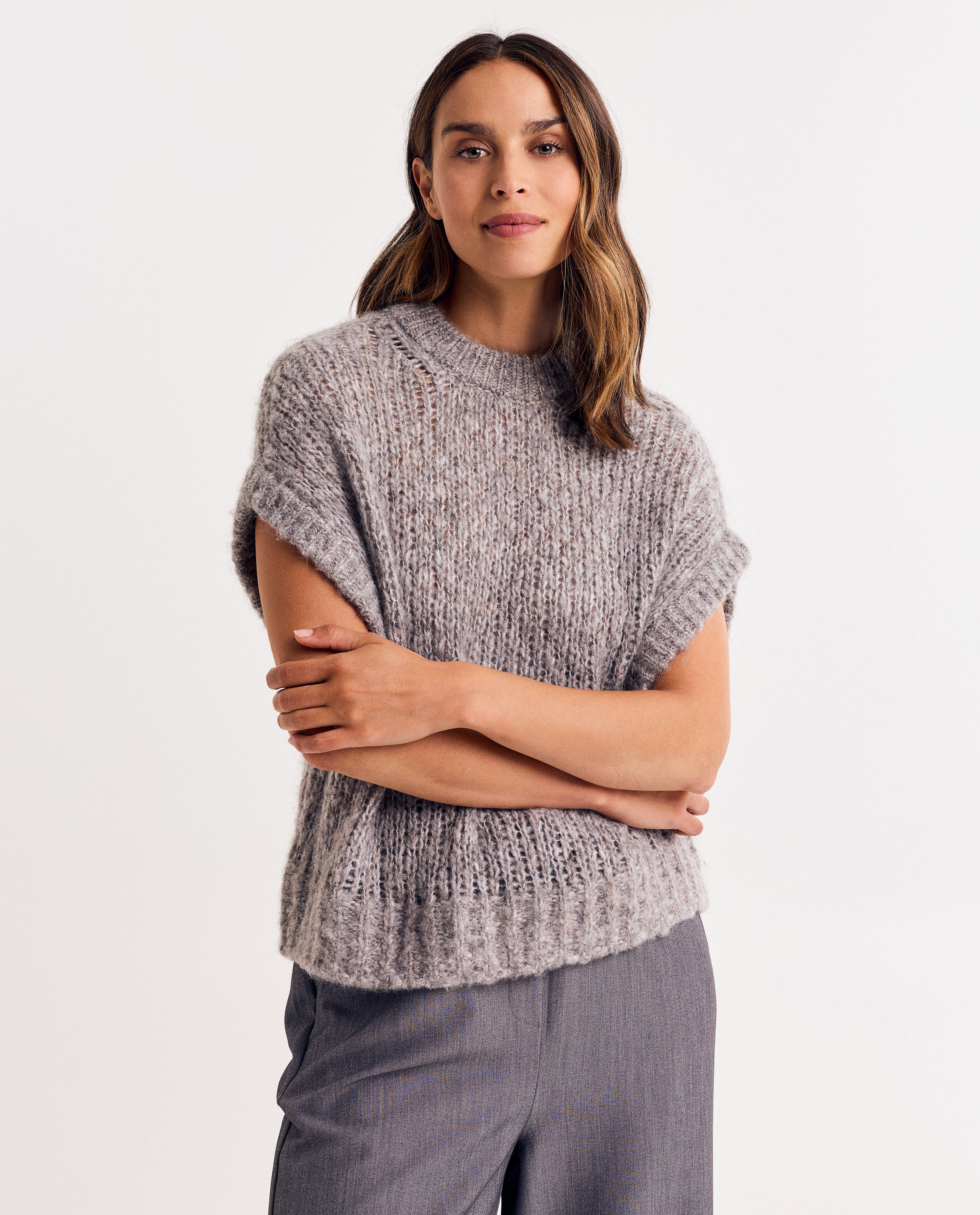 Grijze debardeur, oversized fit - Product Detail - grijs - afbeelding nummer 4