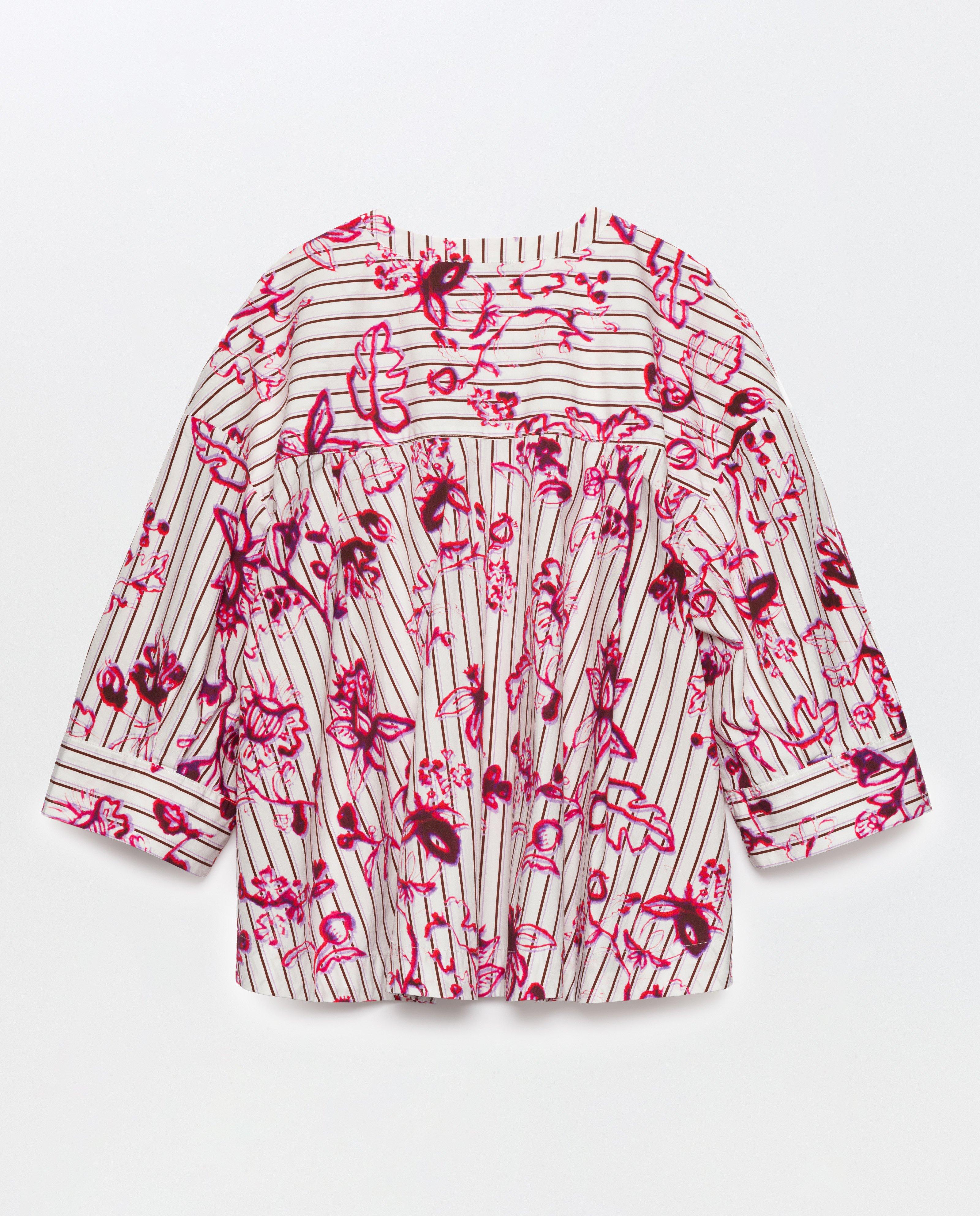 Blouse met bloemenprint - Product Detail - felrood - afbeelding nummer 5