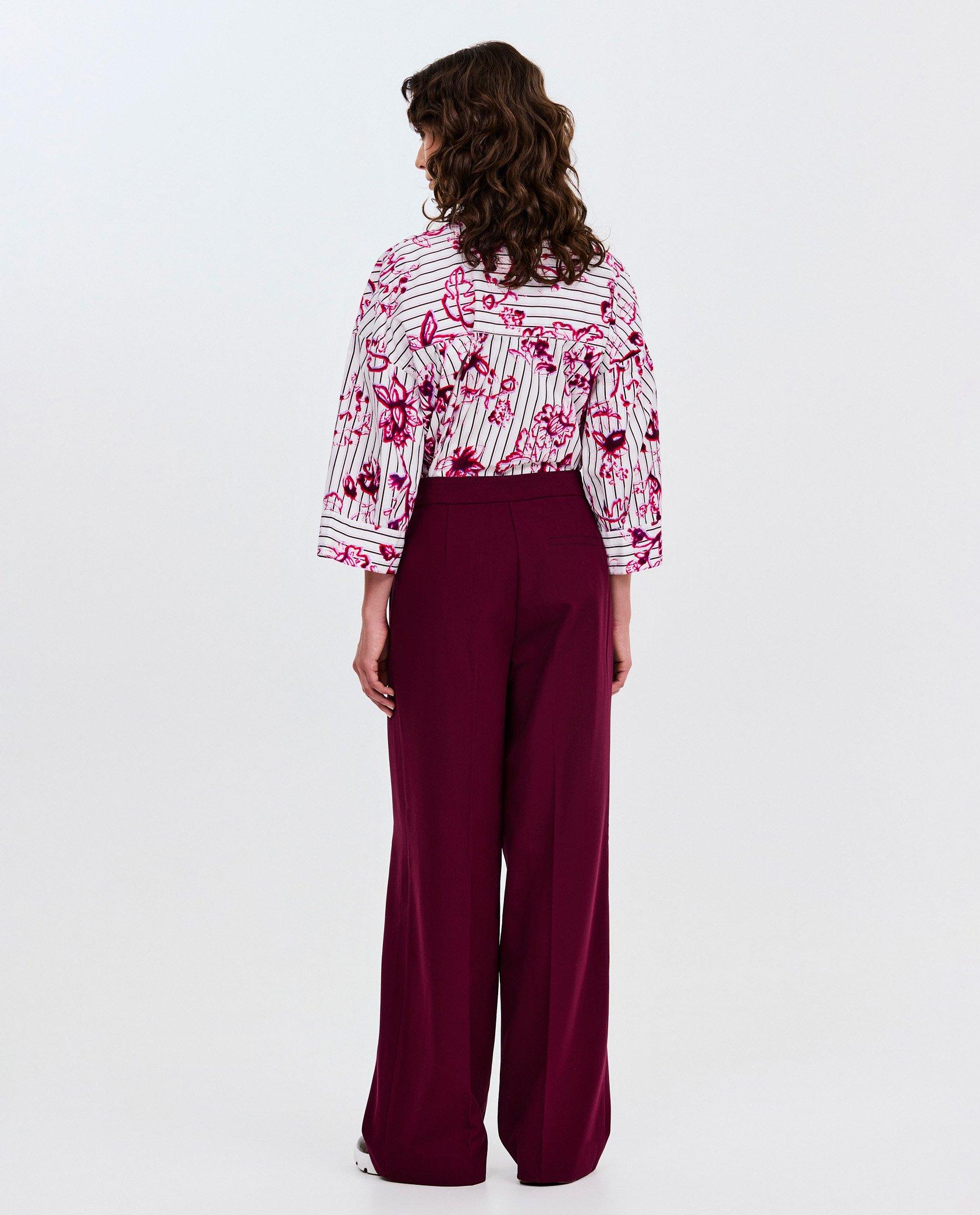 Blouse met bloemenprint - Product Detail - felrood - afbeelding nummer 3