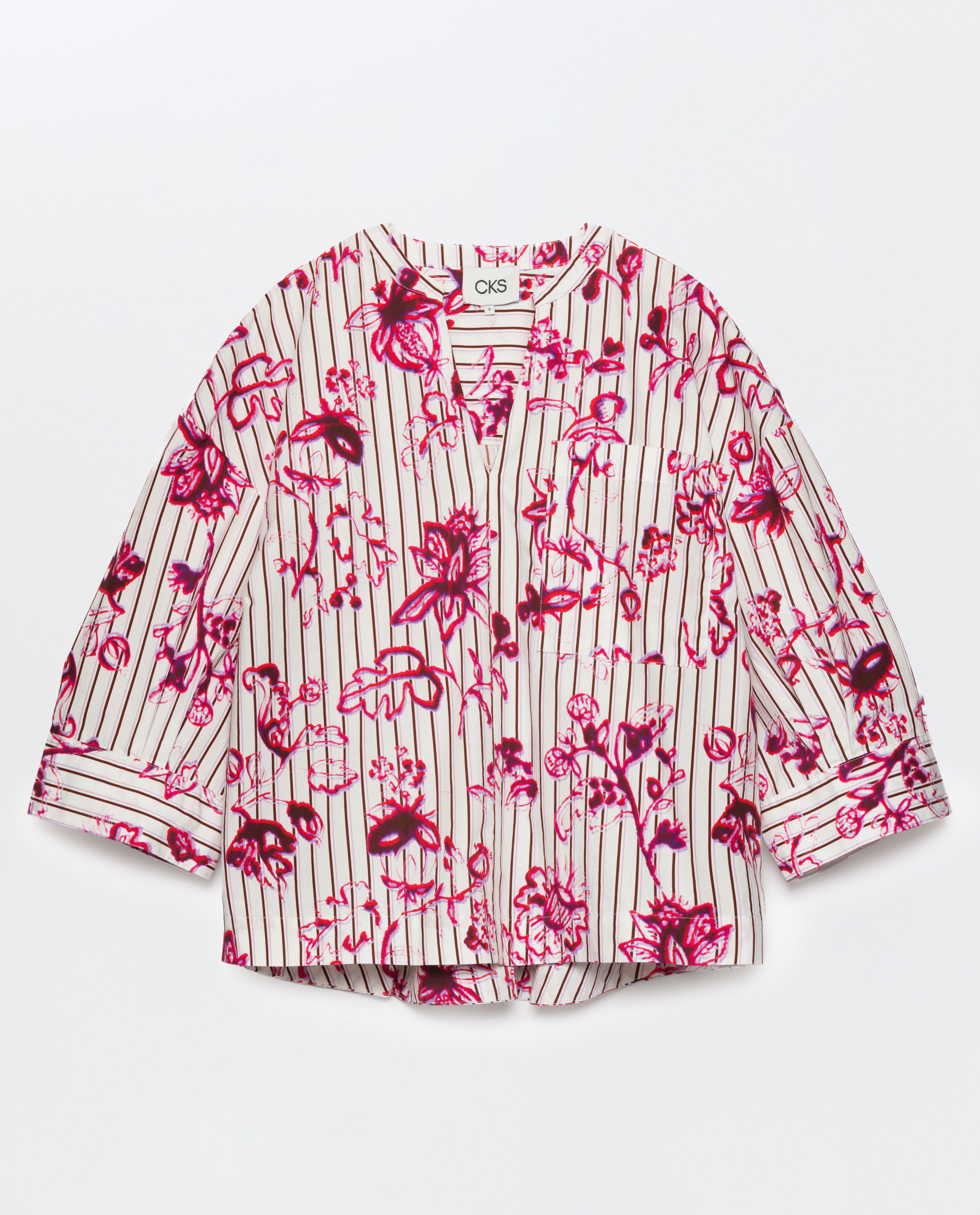 Blouse met bloemenprint - Product Detail - felrood - afbeelding nummer 4