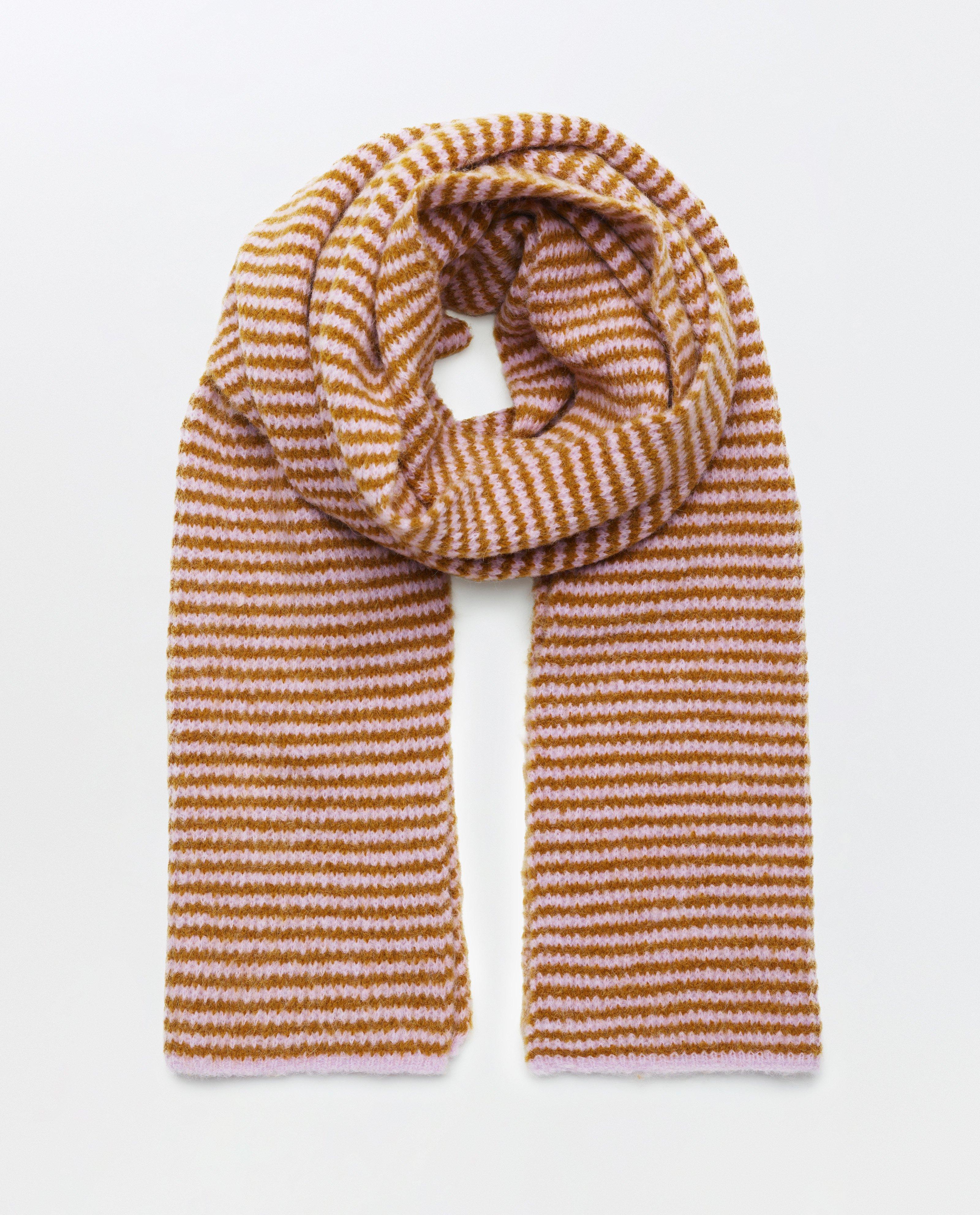 Sjaal met strepen - Product Detail - lila - afbeelding nummer 2