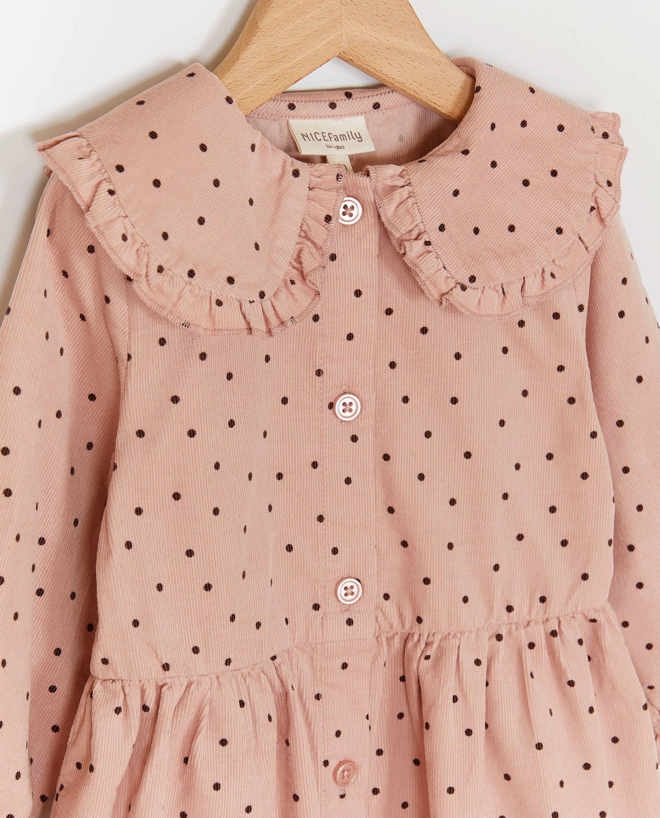 Robes - Robe en velours côtelé à pois, 62-92