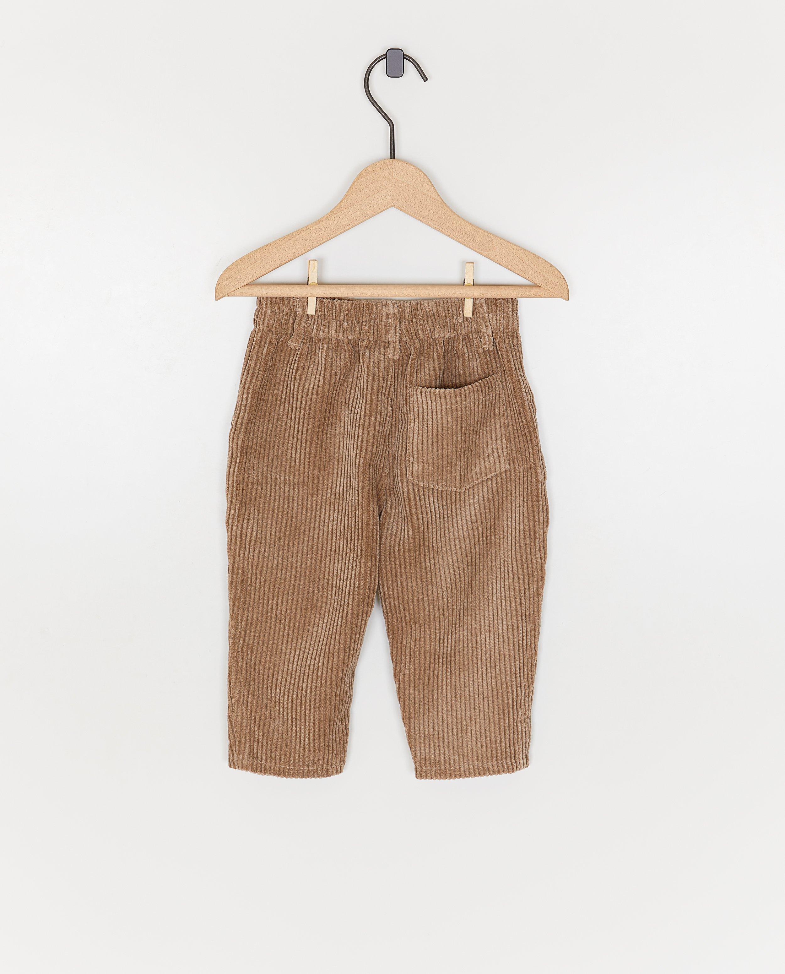 Broeken - Broek van ribfluweel, baggy fit, 62-92