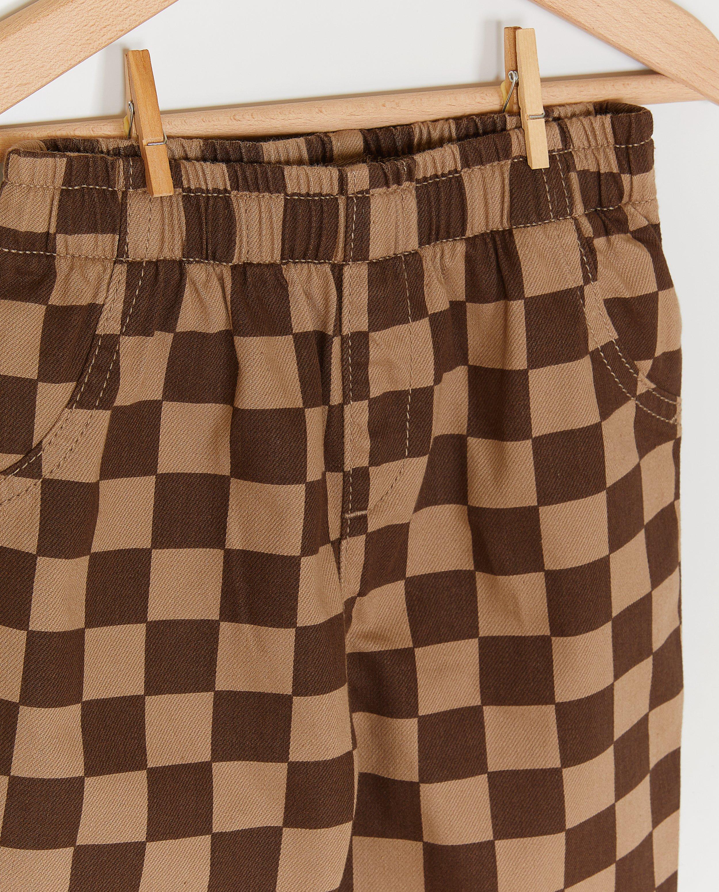 Broeken - Broek met ruiten, baggy fit, 62-92