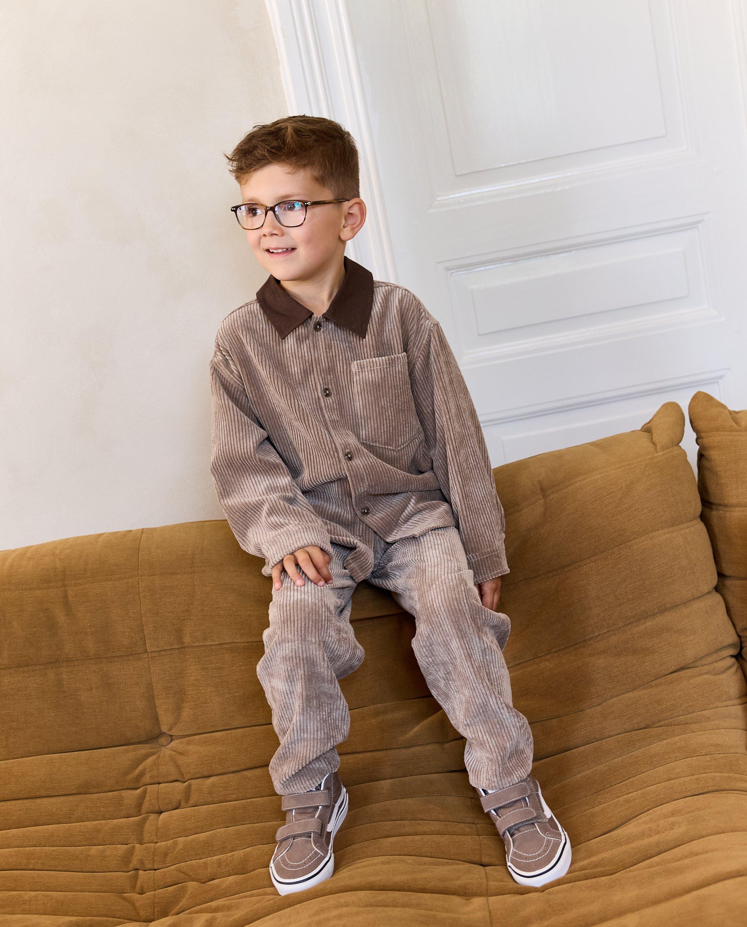 Broek van ribfluweel, baggy fit, 98-128 - null - NICEfamily
