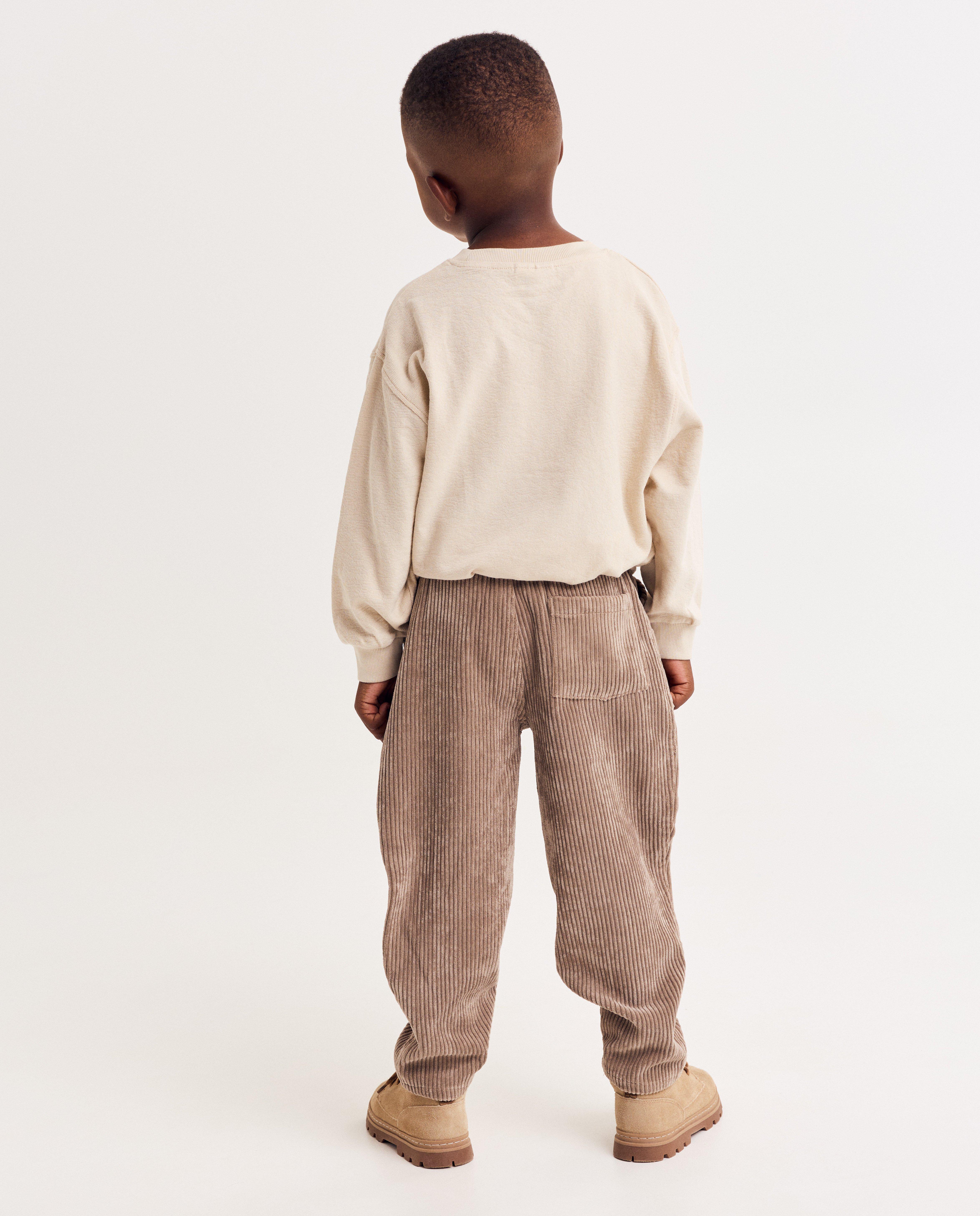Broeken - Broek van ribfluweel, baggy fit, 98-128