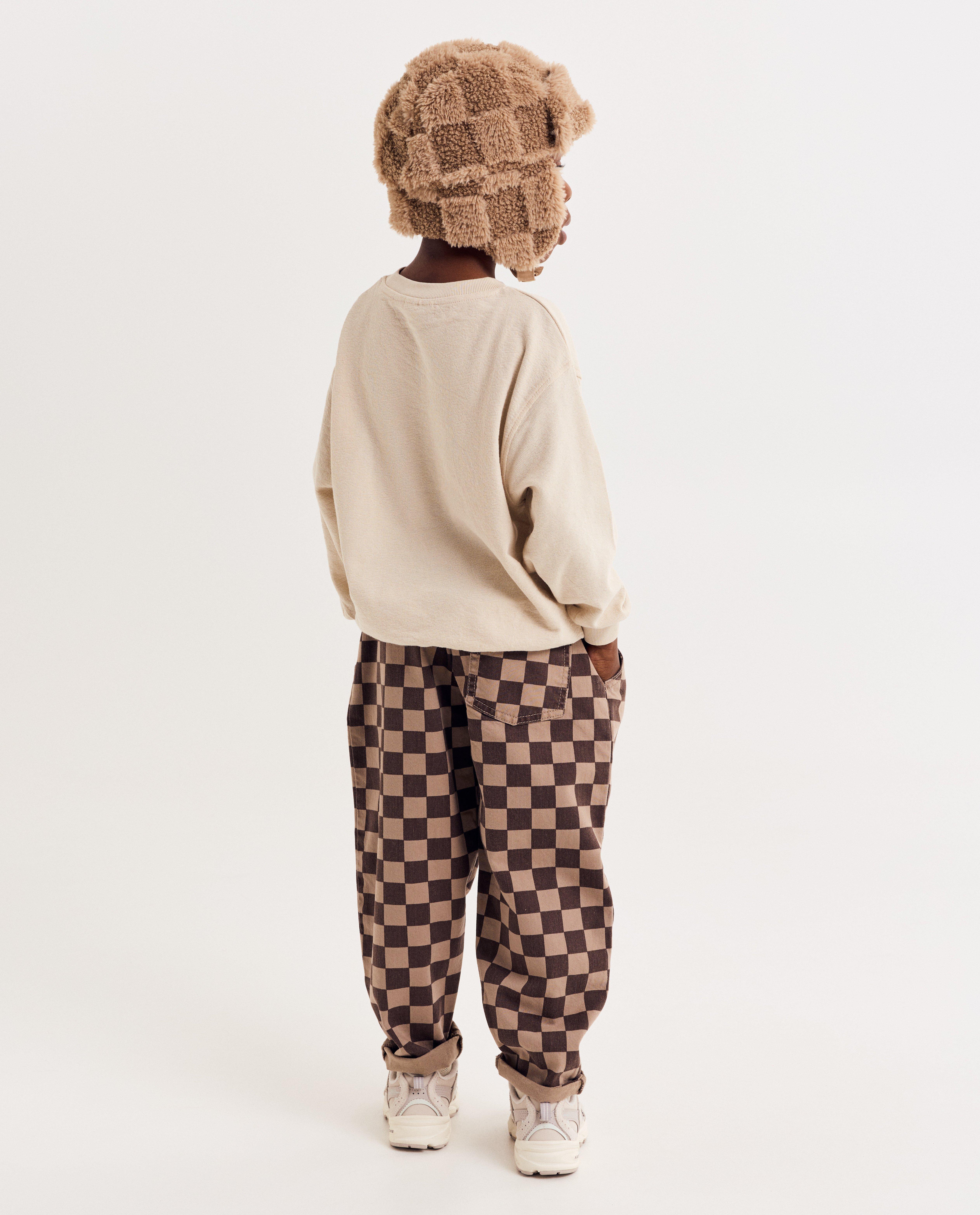 Broeken - Broek met ruiten, baggy fit, 98-128