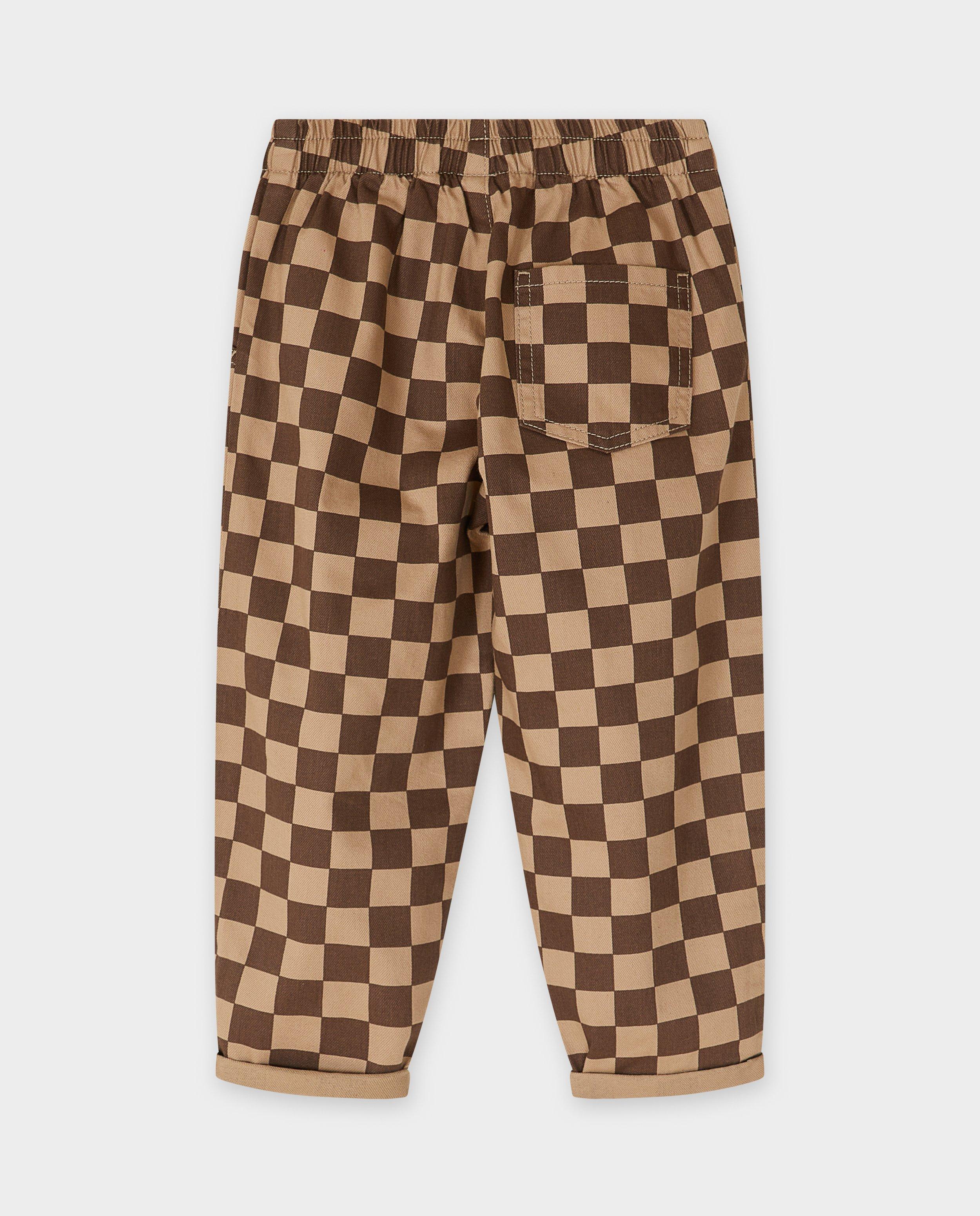 Broeken - Broek met ruiten, baggy fit, 98-128