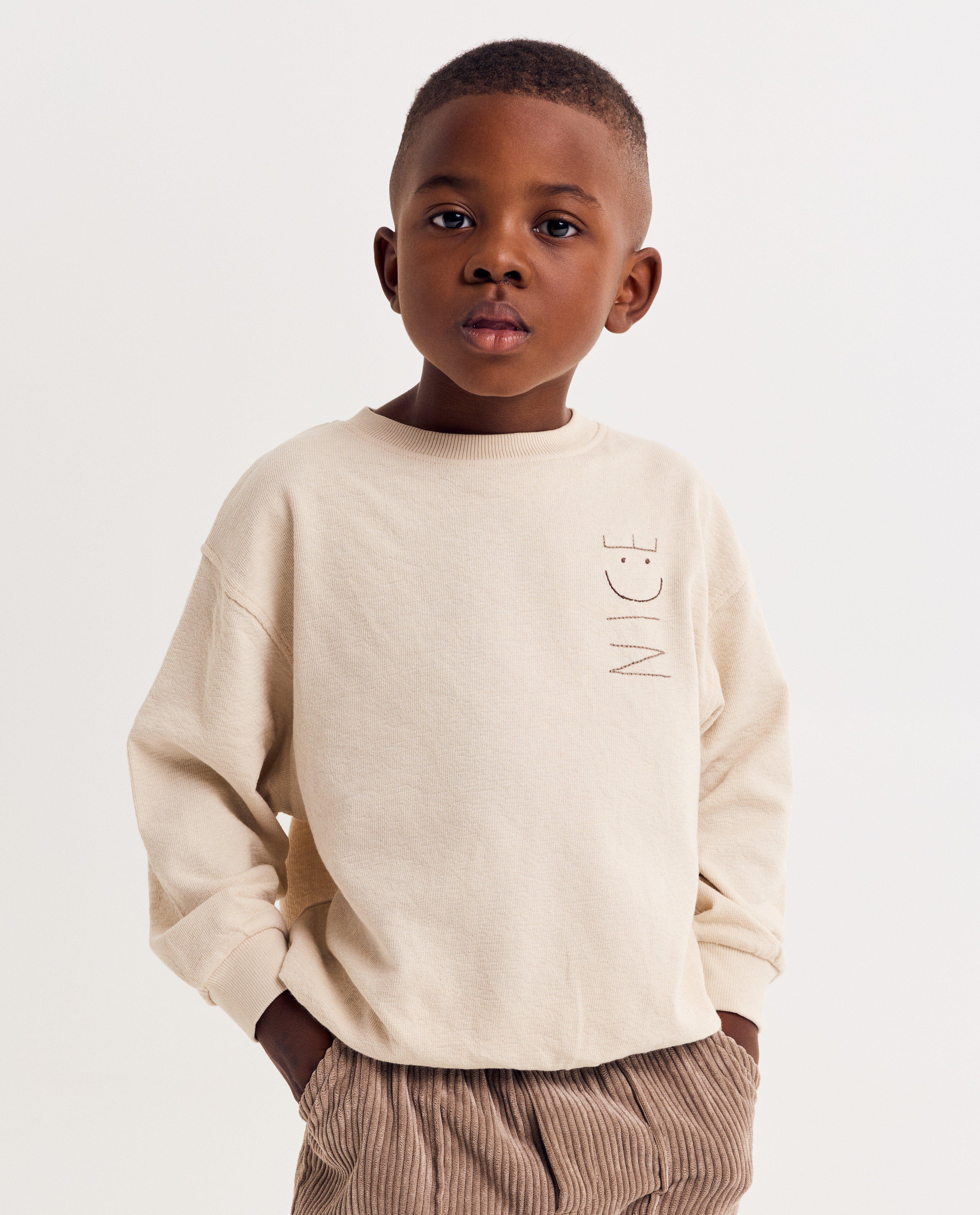 Sweaters - Sweater met geborduurd opschrift NICE, 98-128