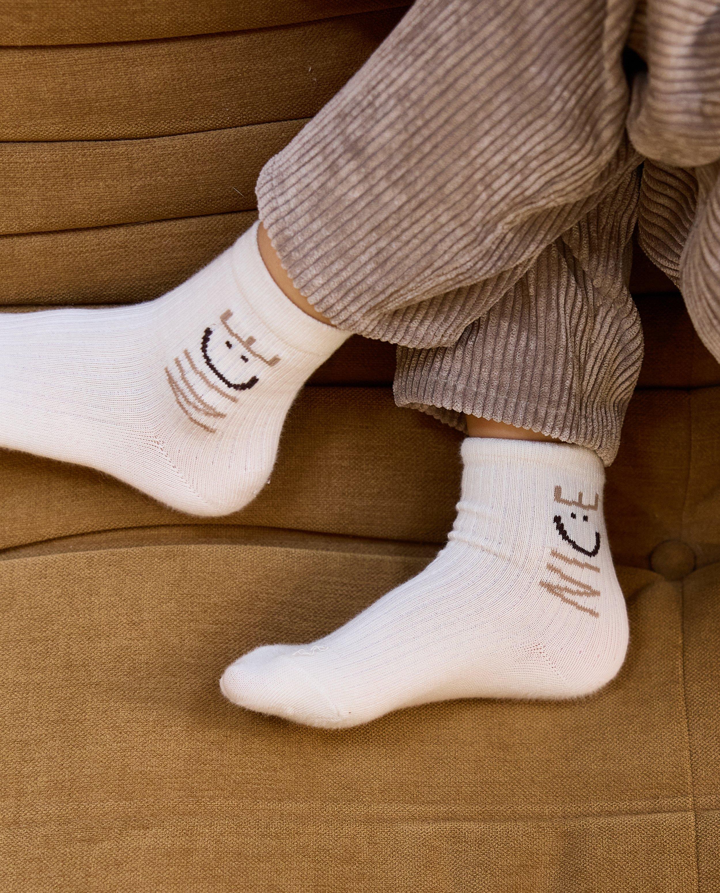 Chaussettes avec inscription NICE, 23-34