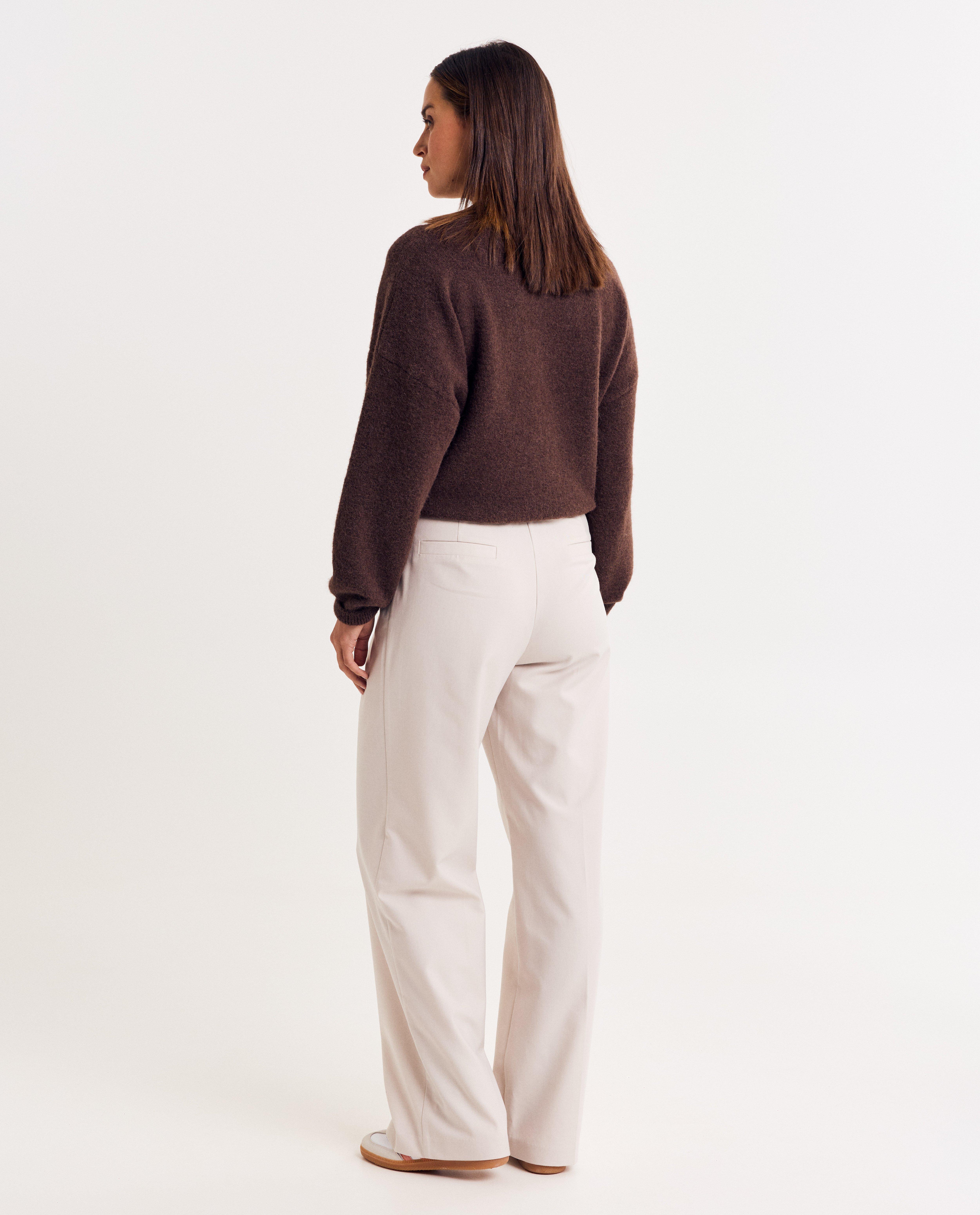 Broeken - Beige broek, loose fit