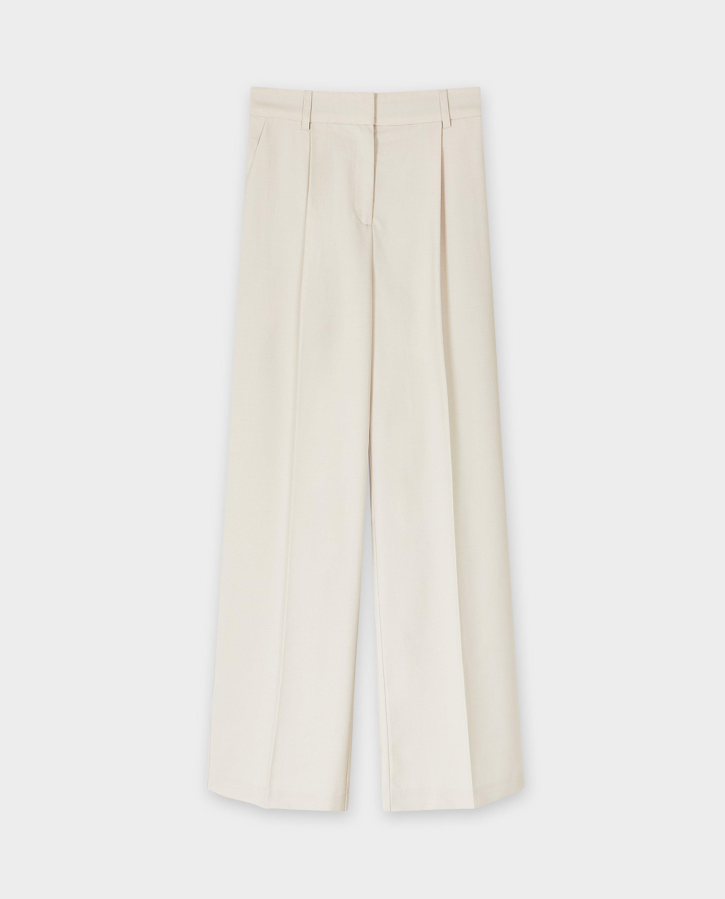 Broeken - Beige broek, loose fit