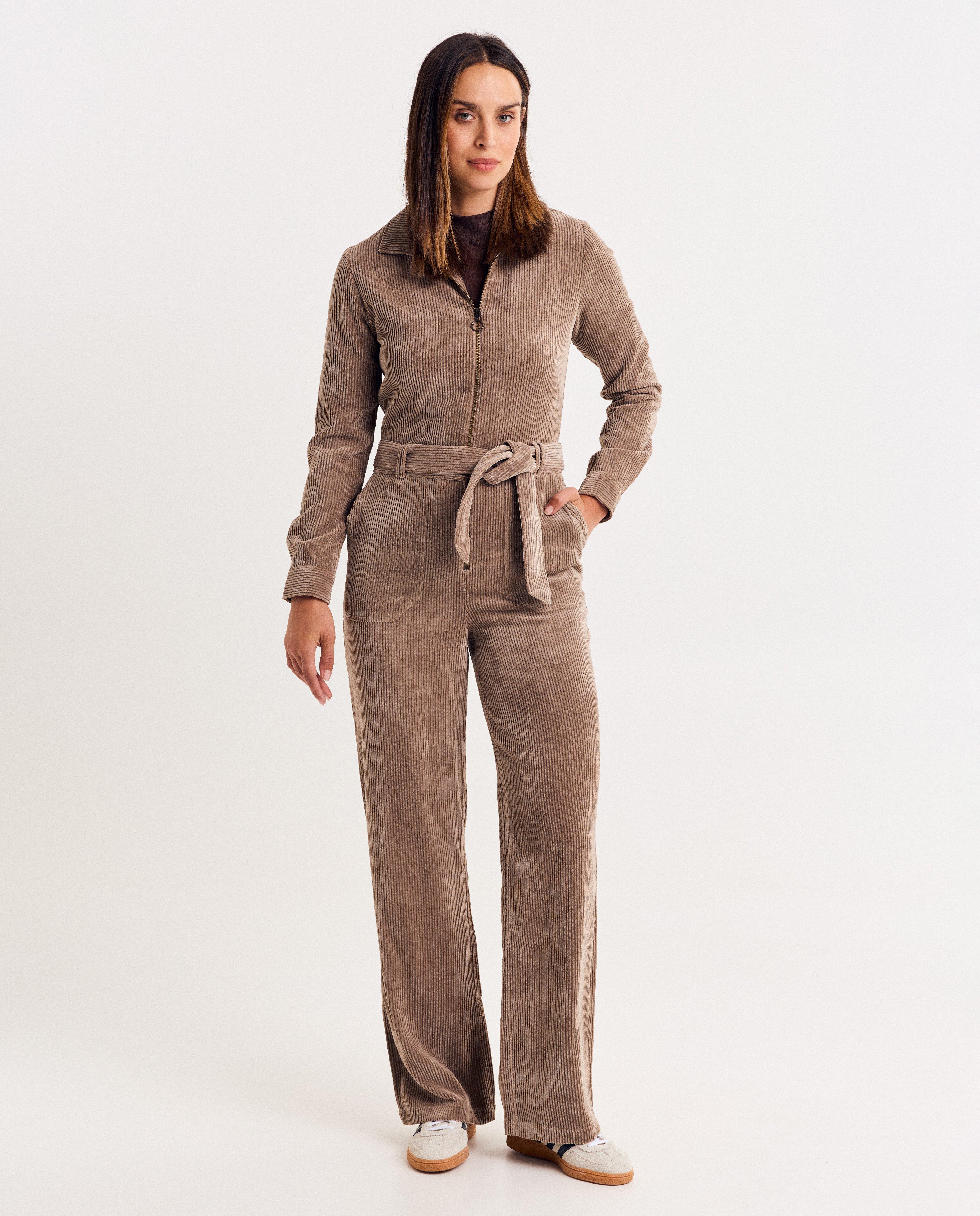 Jumpsuit - Jumpsuit van ribfluweel
