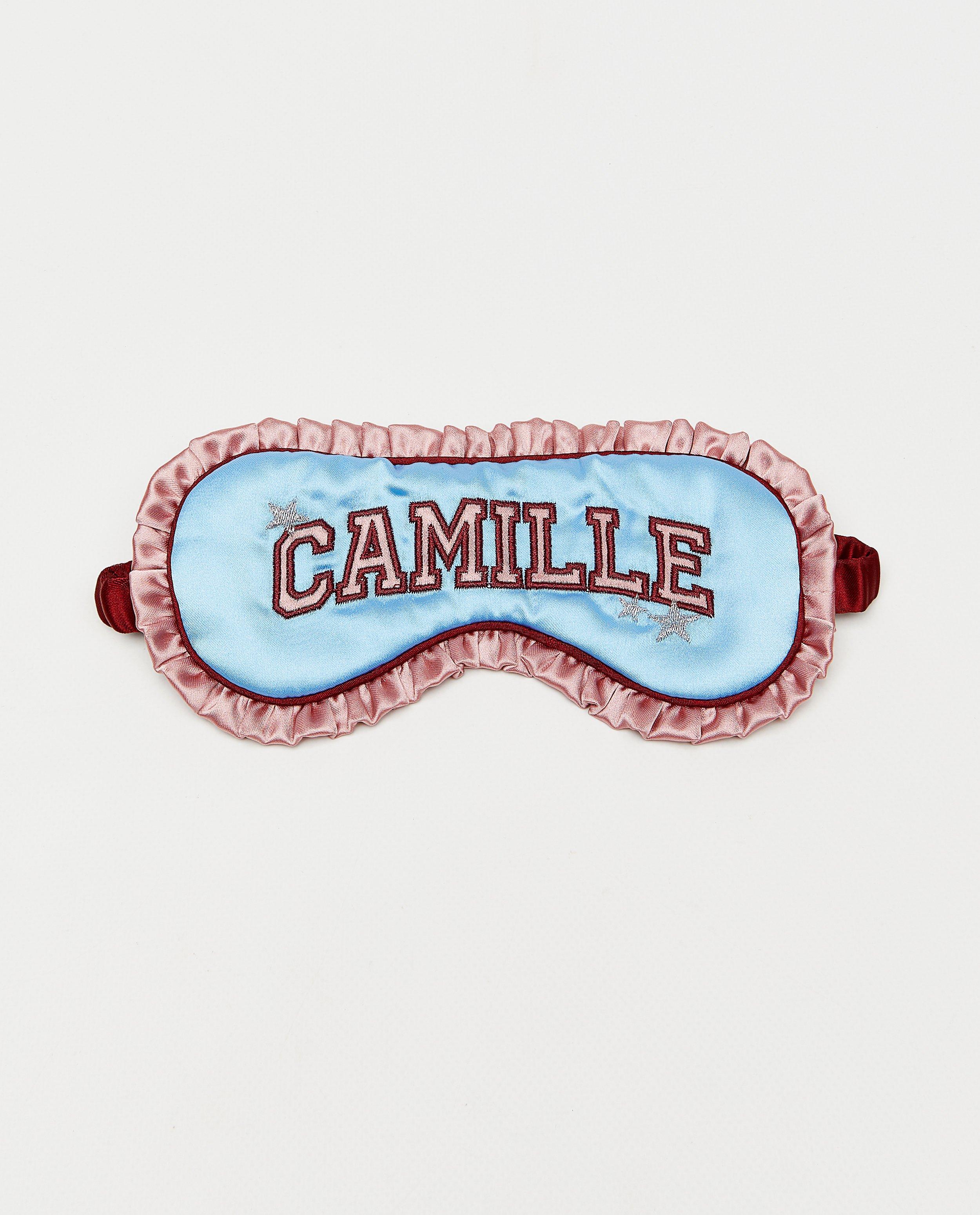 Slaapmasker met geborduurd opschrift - Product Detail - lichtblauw - afbeelding nummer 3