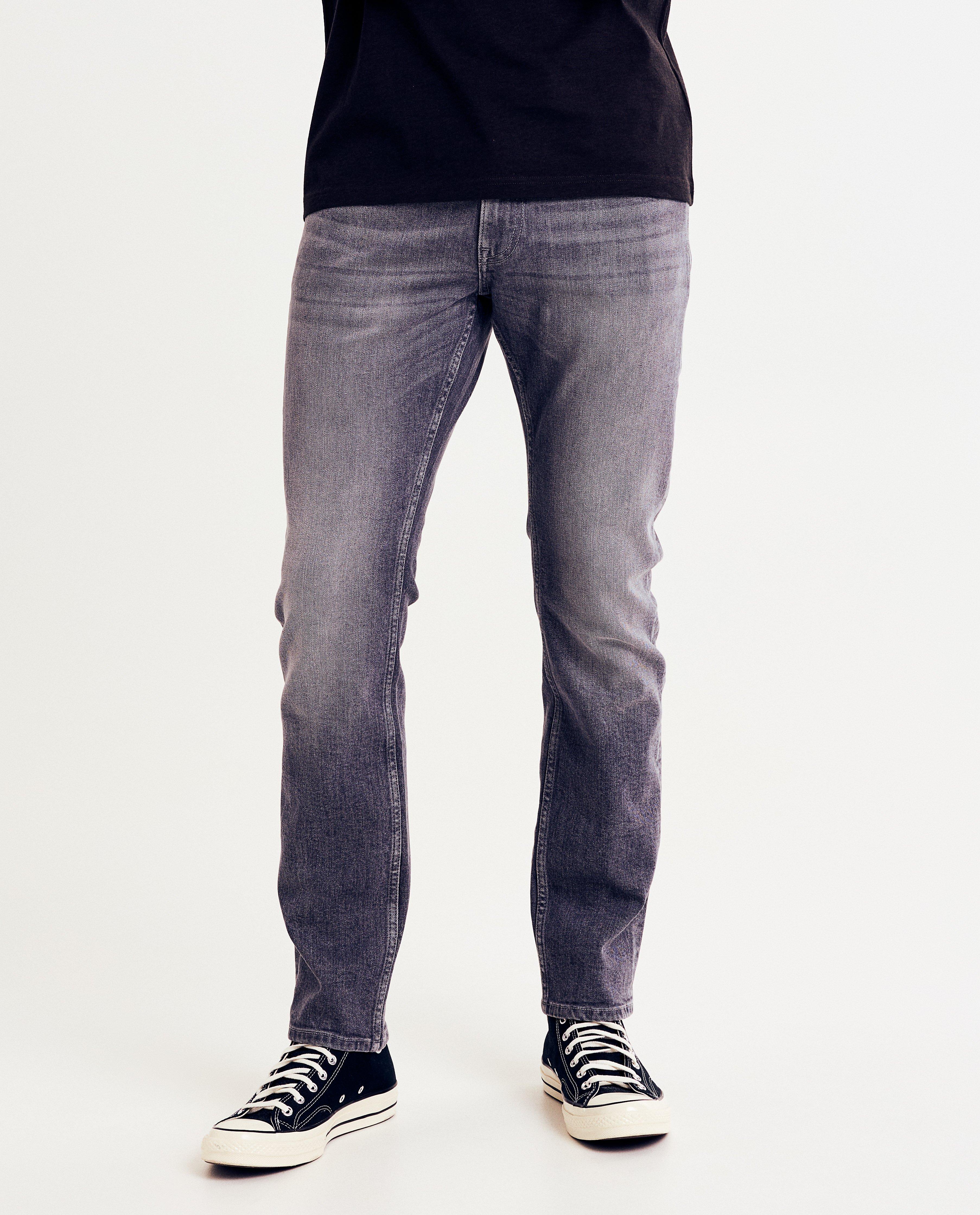 Jeans - Grijze jeans, slim fit