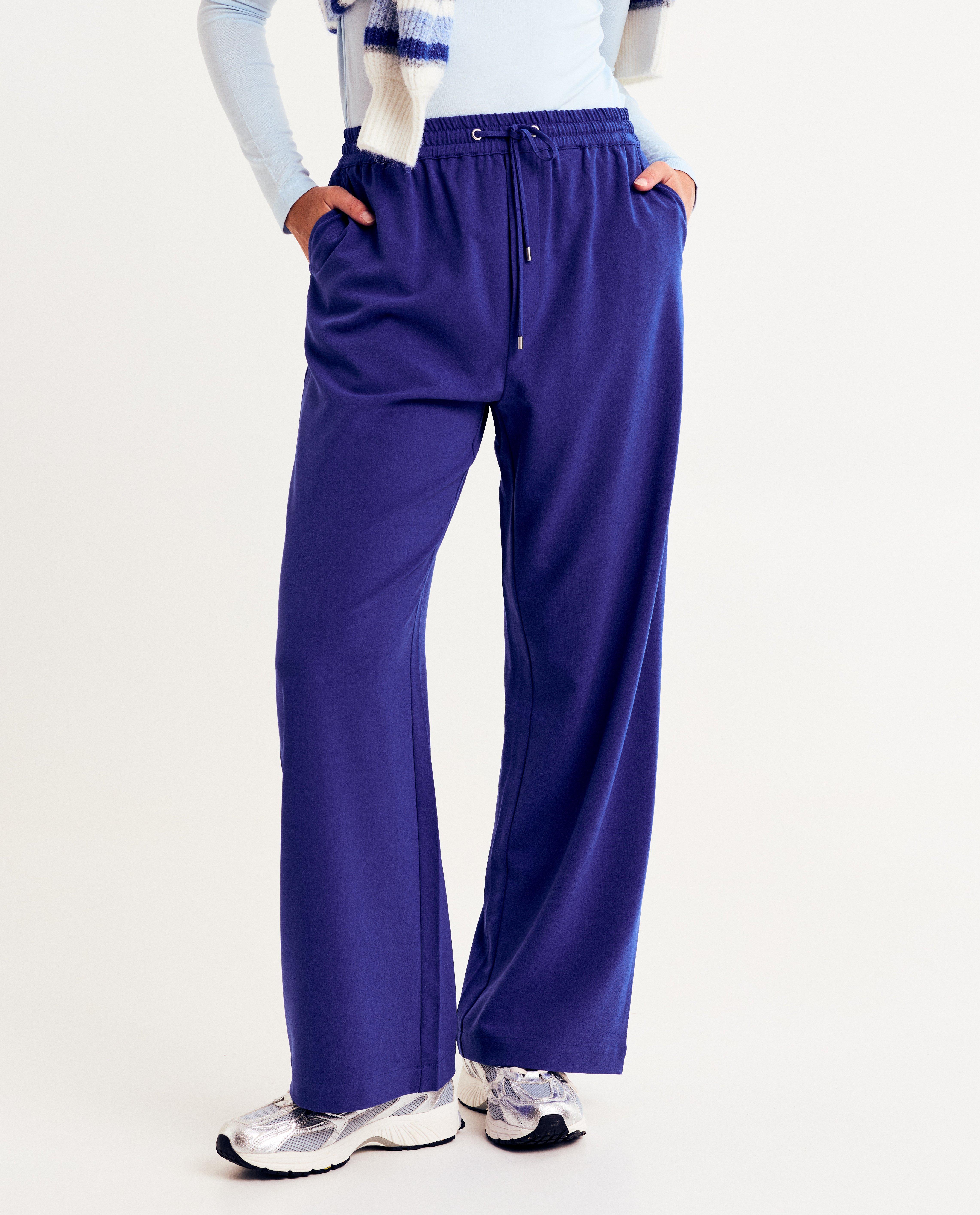 Pantalons - Pantalon bleu, loose fit