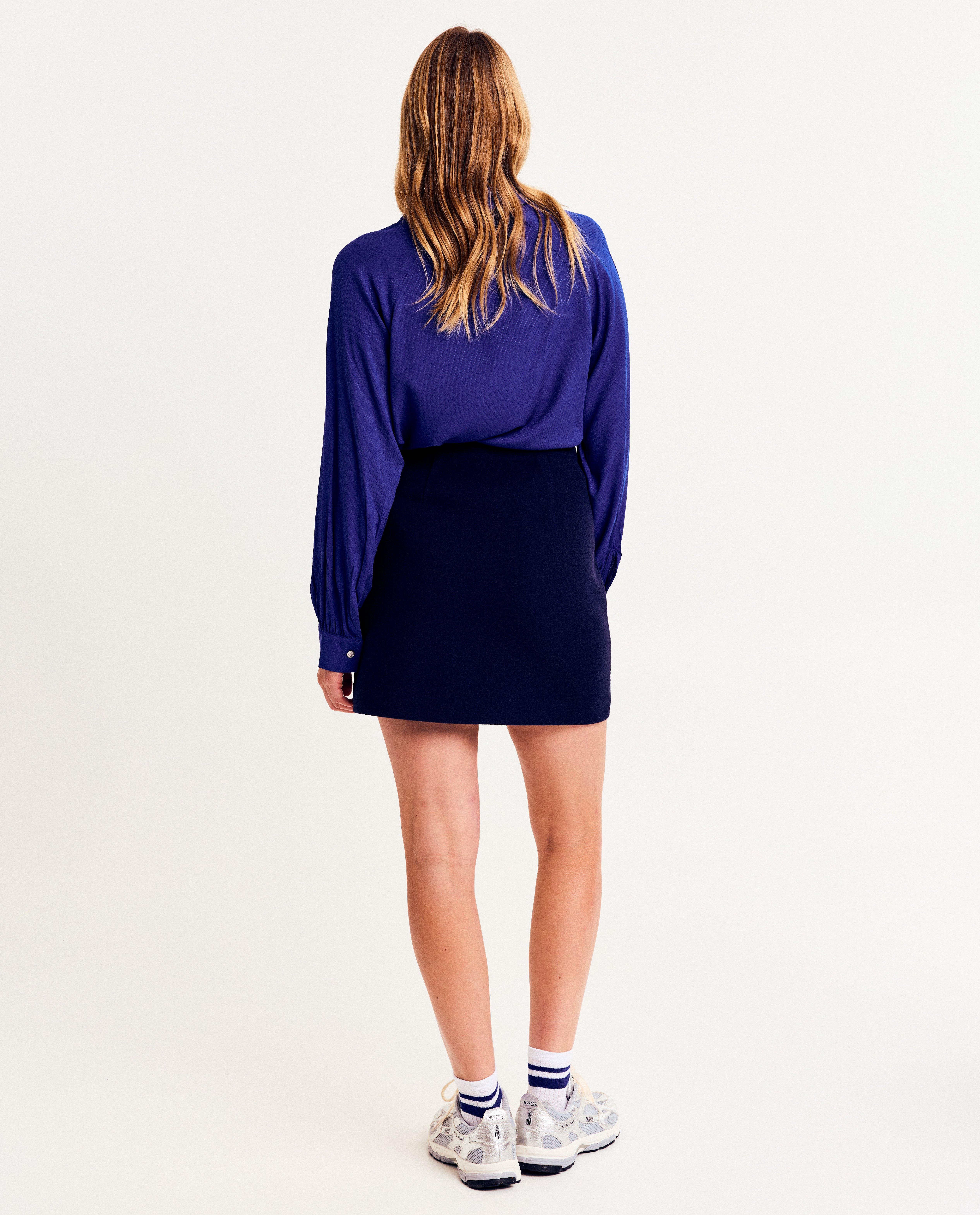 Chemises - Blouse bleue, loose fit