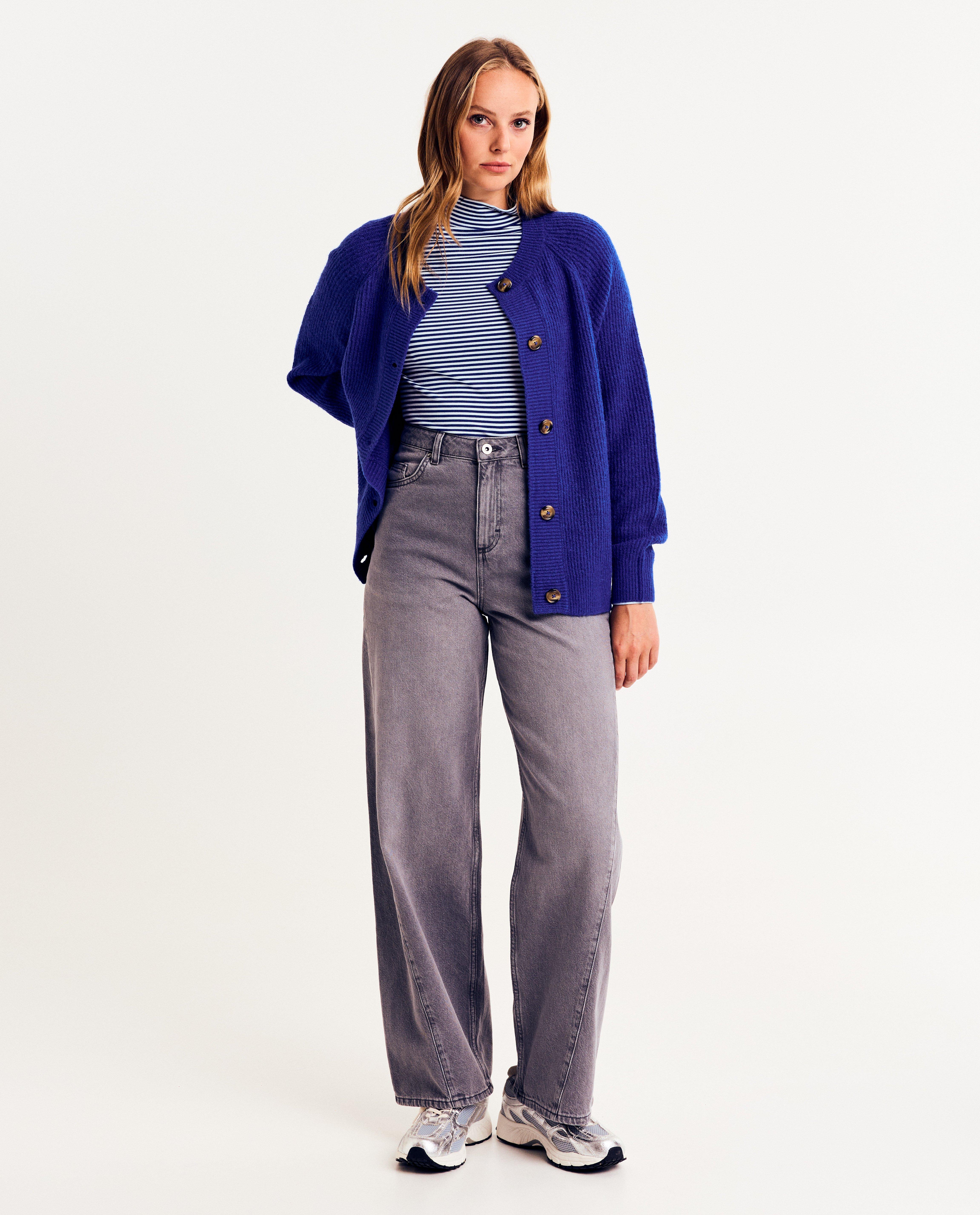 Cardigan - Blauwe cardigan