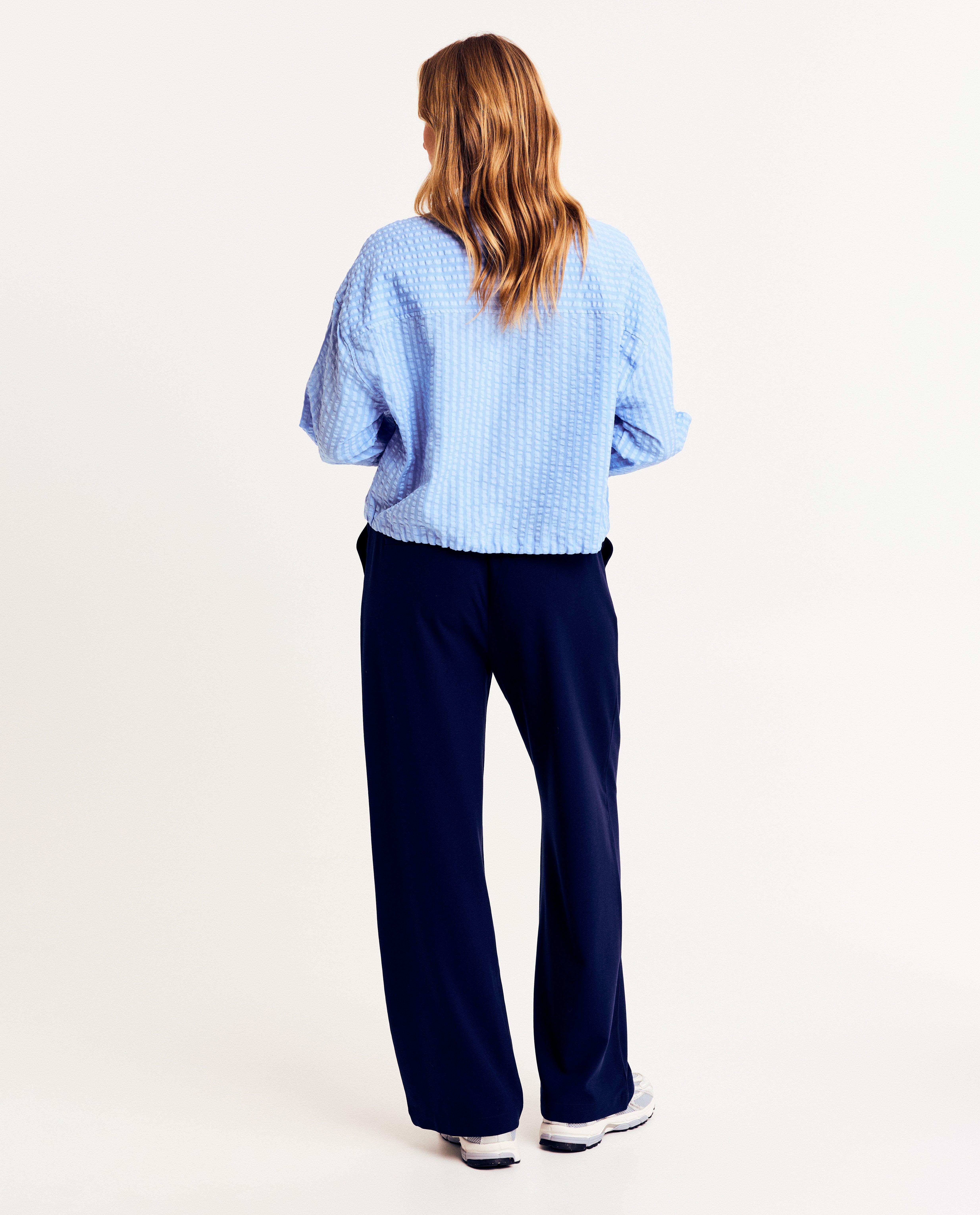 Chemises - Chemisier bleu clair avec nœud, loose fit