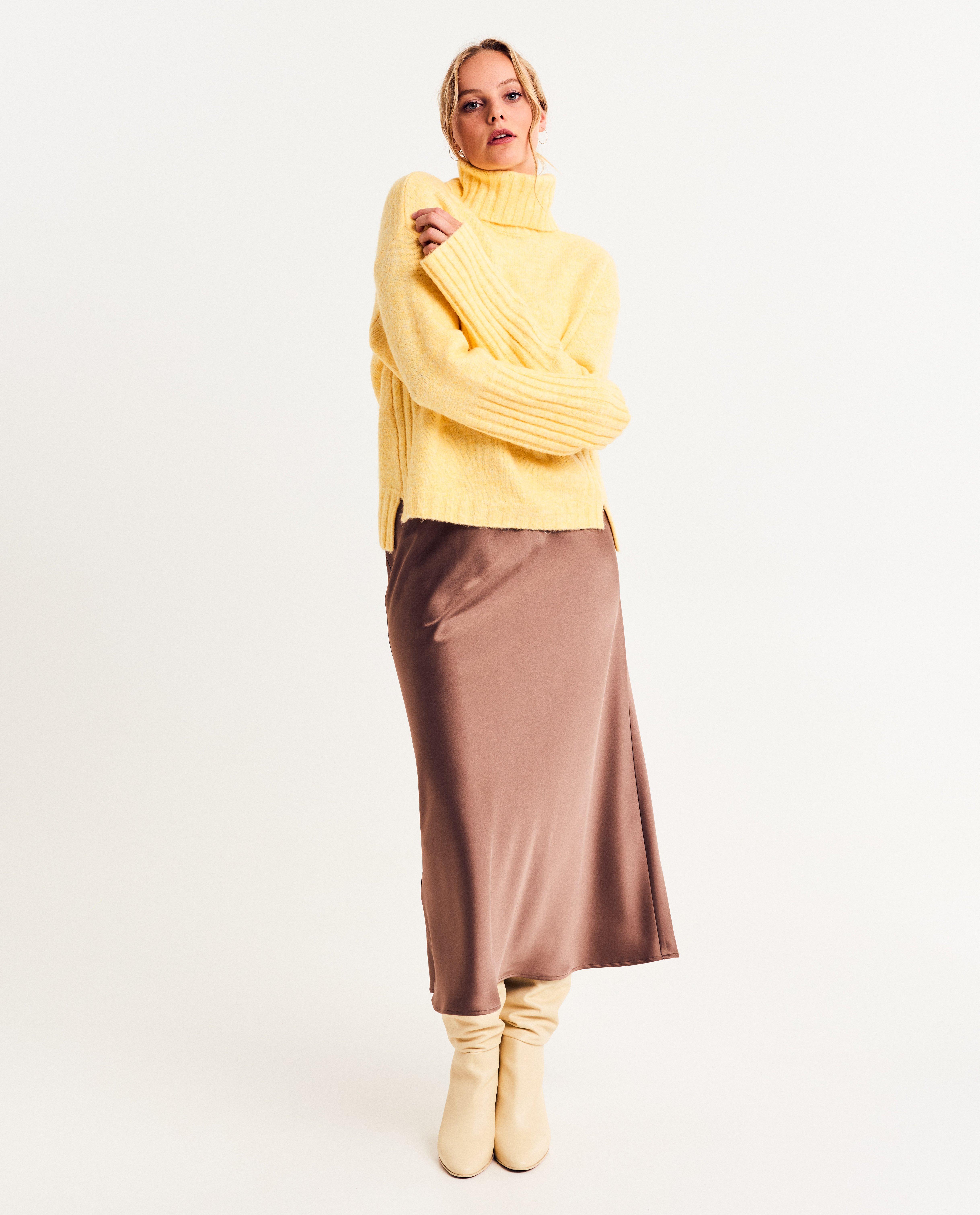 Gele trui, loose fit - Product Detail - lichtgeel - afbeelding nummer 3