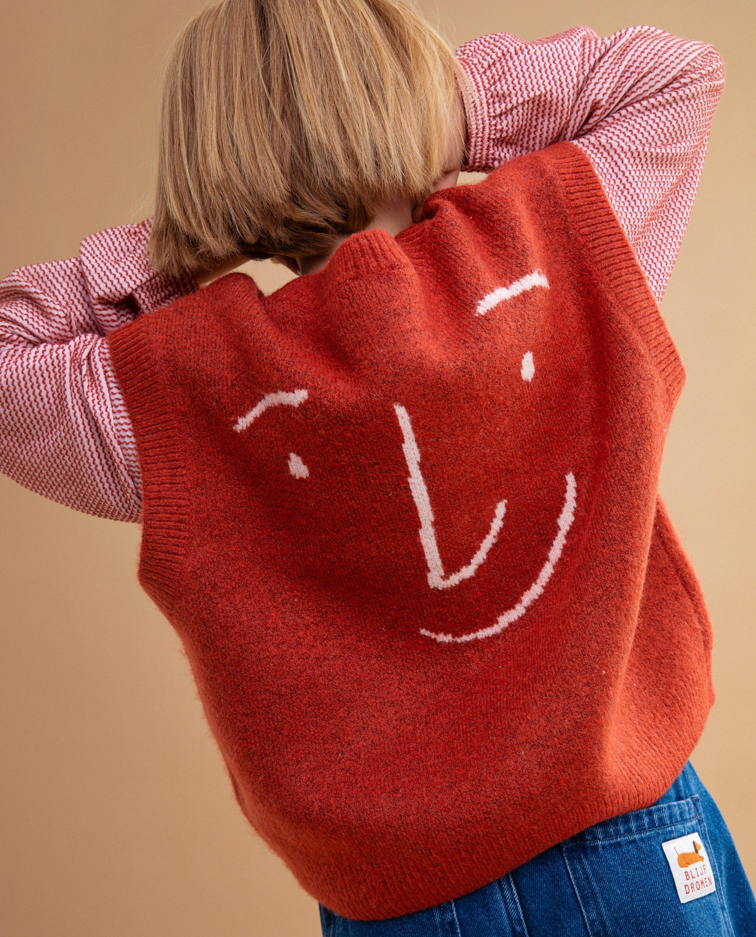 Gilet avec imprimé au dos