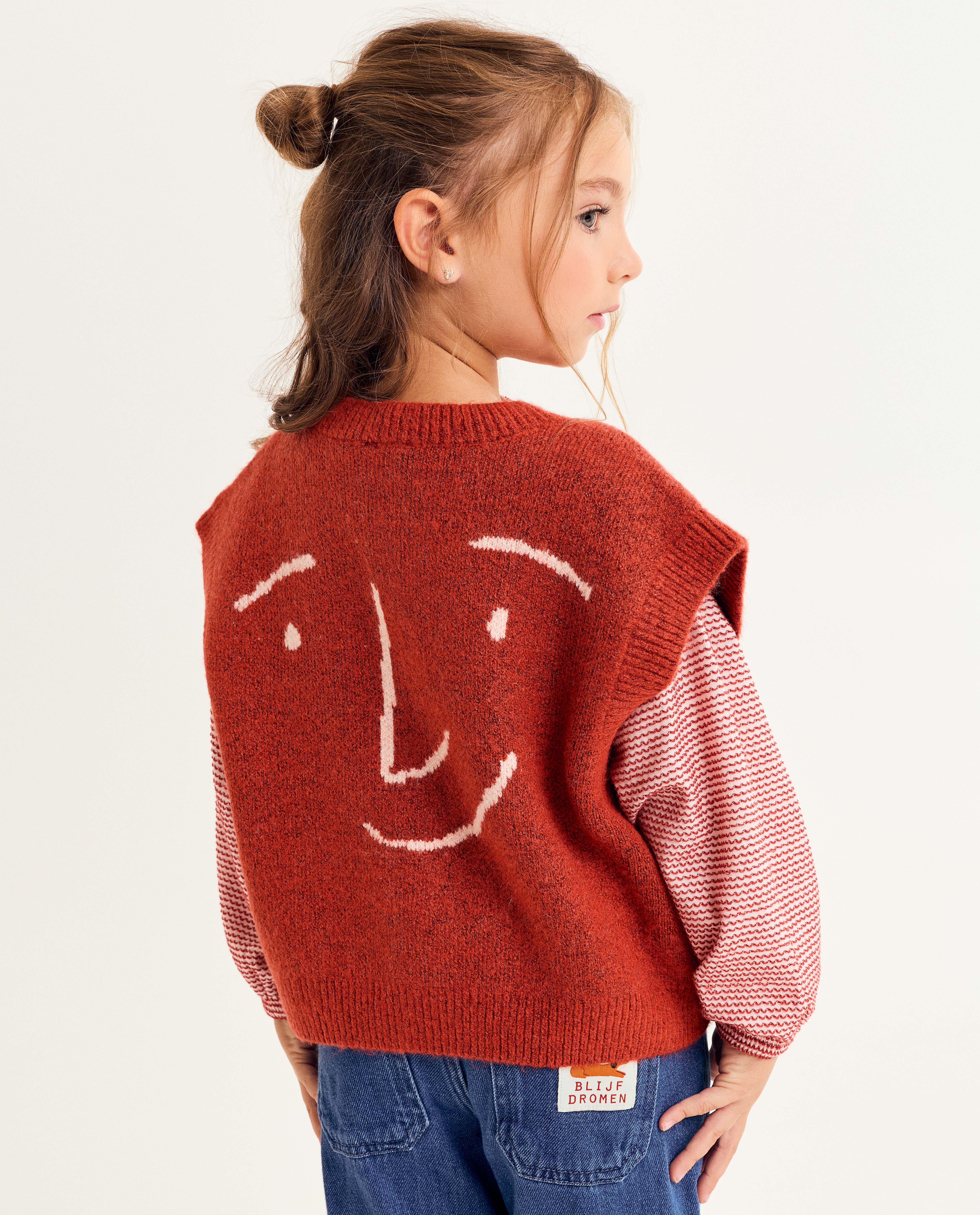 Cardigan - Cardigan met backprint