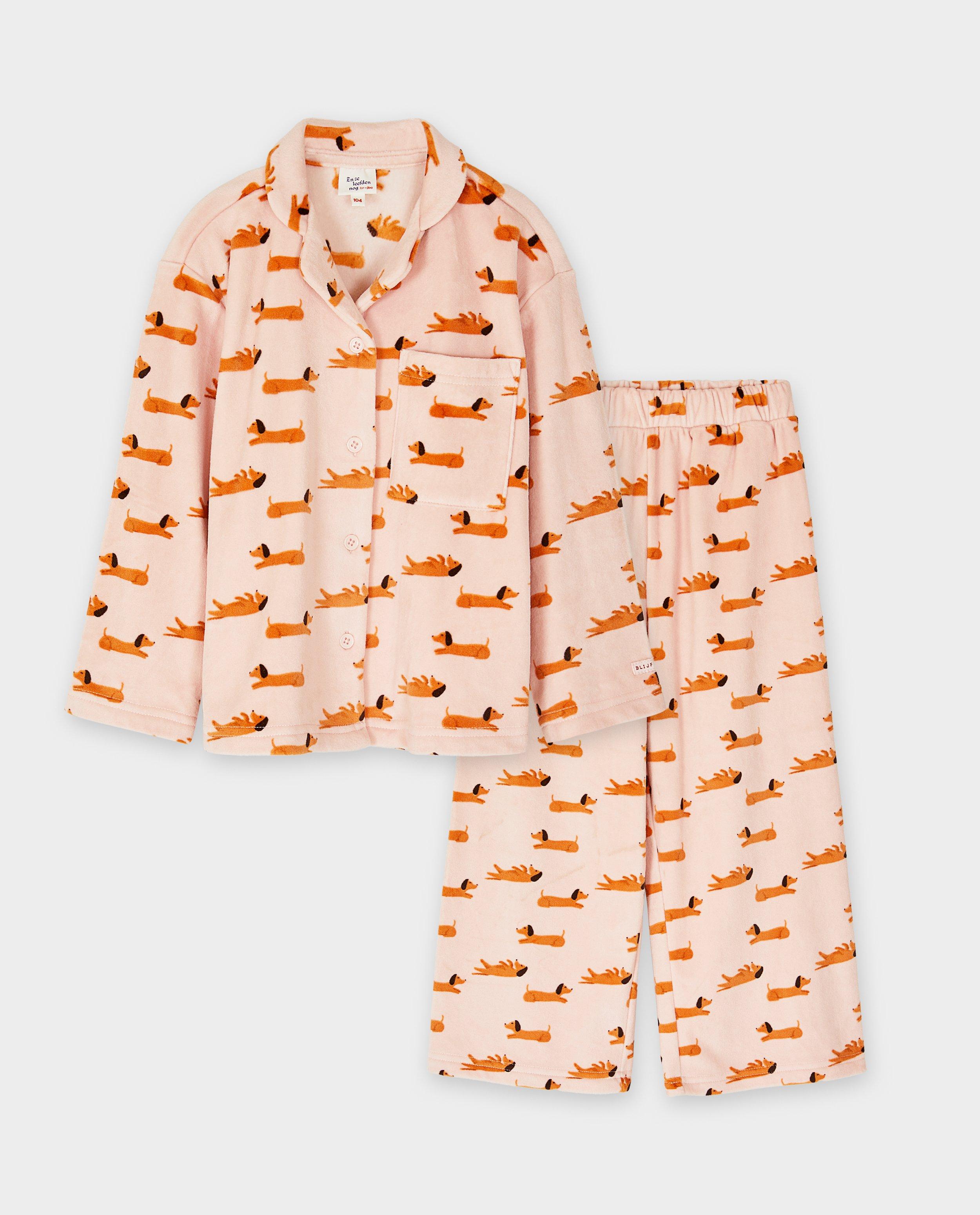Nachtkleding - Pyjama met hondenprint, unisex