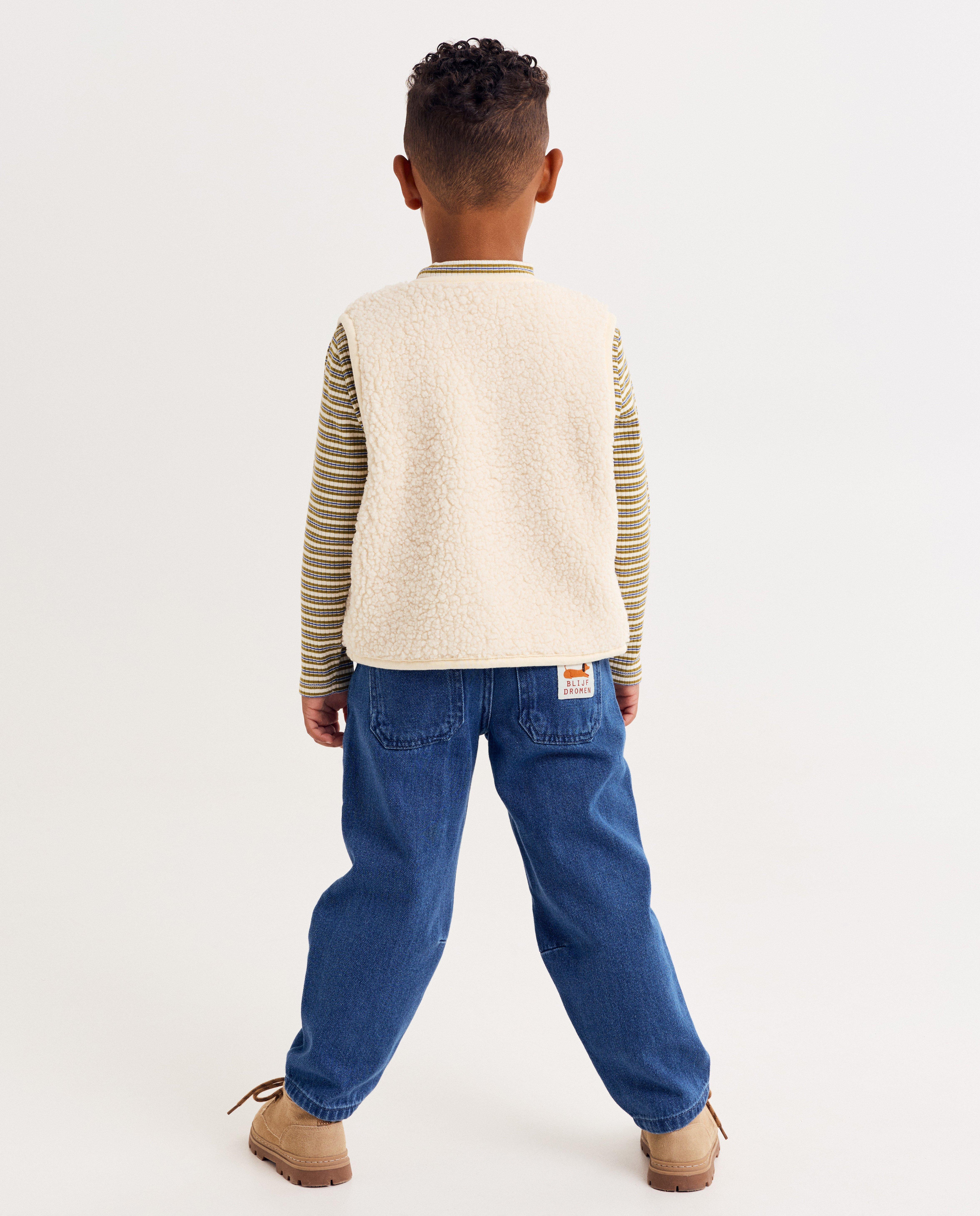 Jeans - Blauwe jeansbroek, slouchy fit, unisex