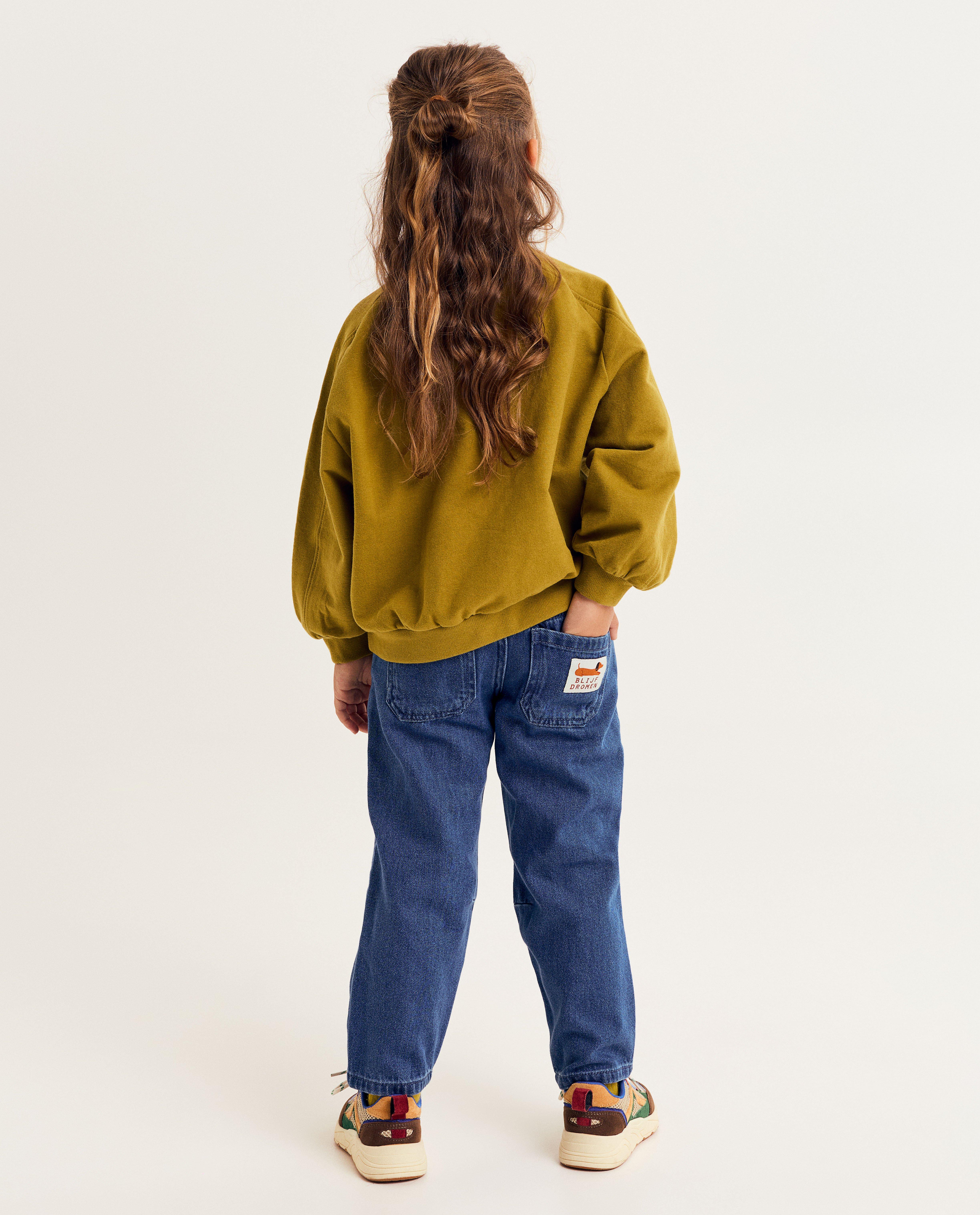 Jeans - Blauwe jeansbroek, slouchy fit, unisex