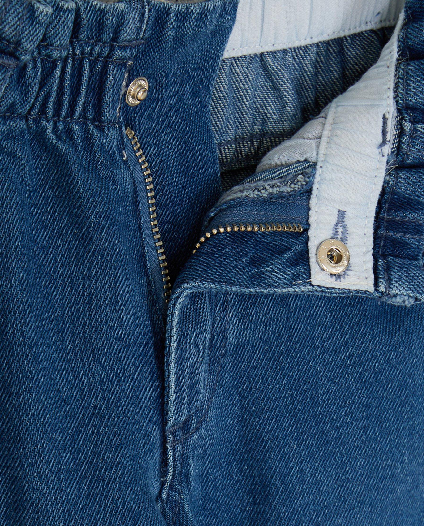 Jeans - Blauwe jeansbroek, slouchy fit, unisex