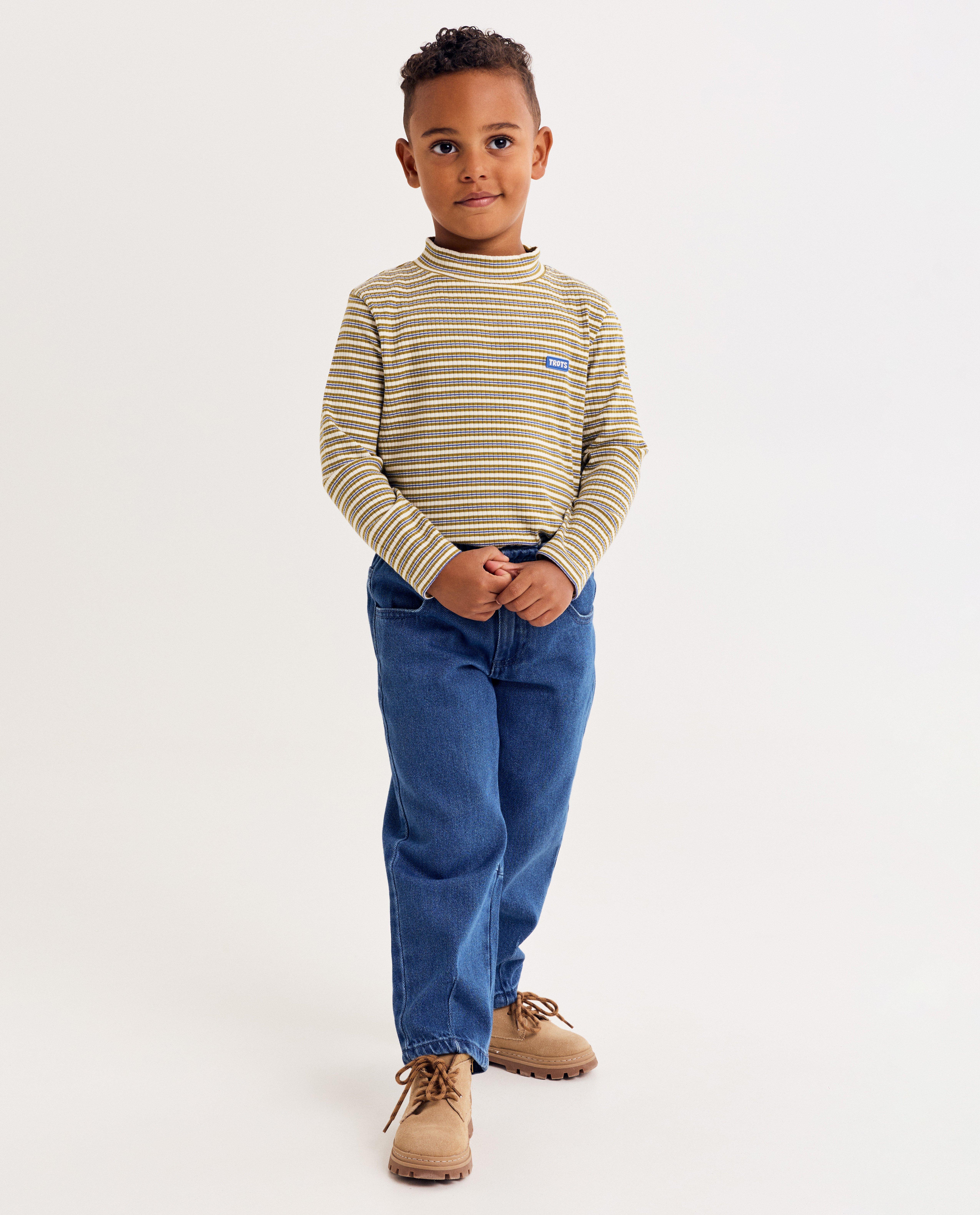 T-shirts - Longsleeve met strepen, unisex