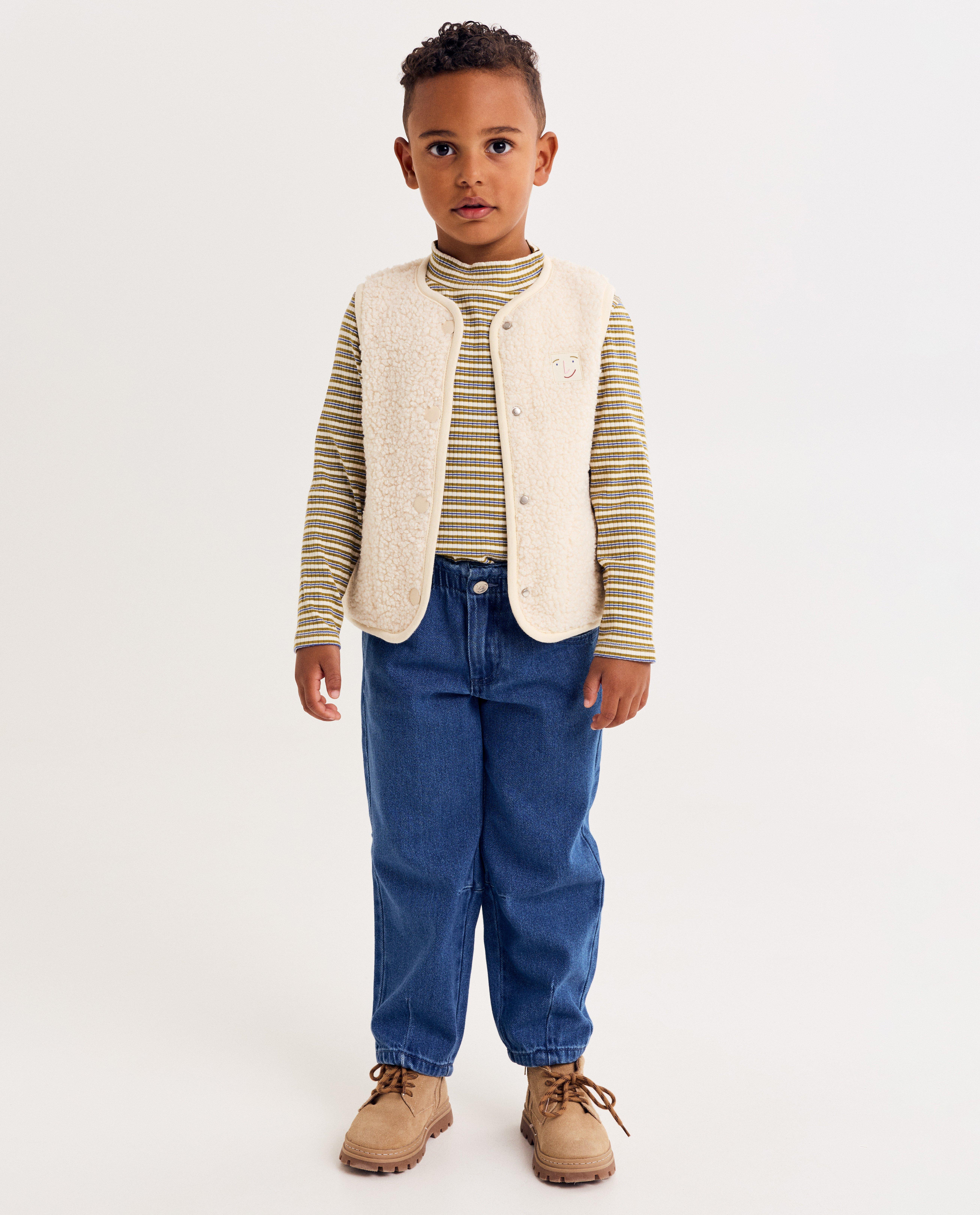 Cardigan - Teddy vest van gerecycleerd polyester, unisex