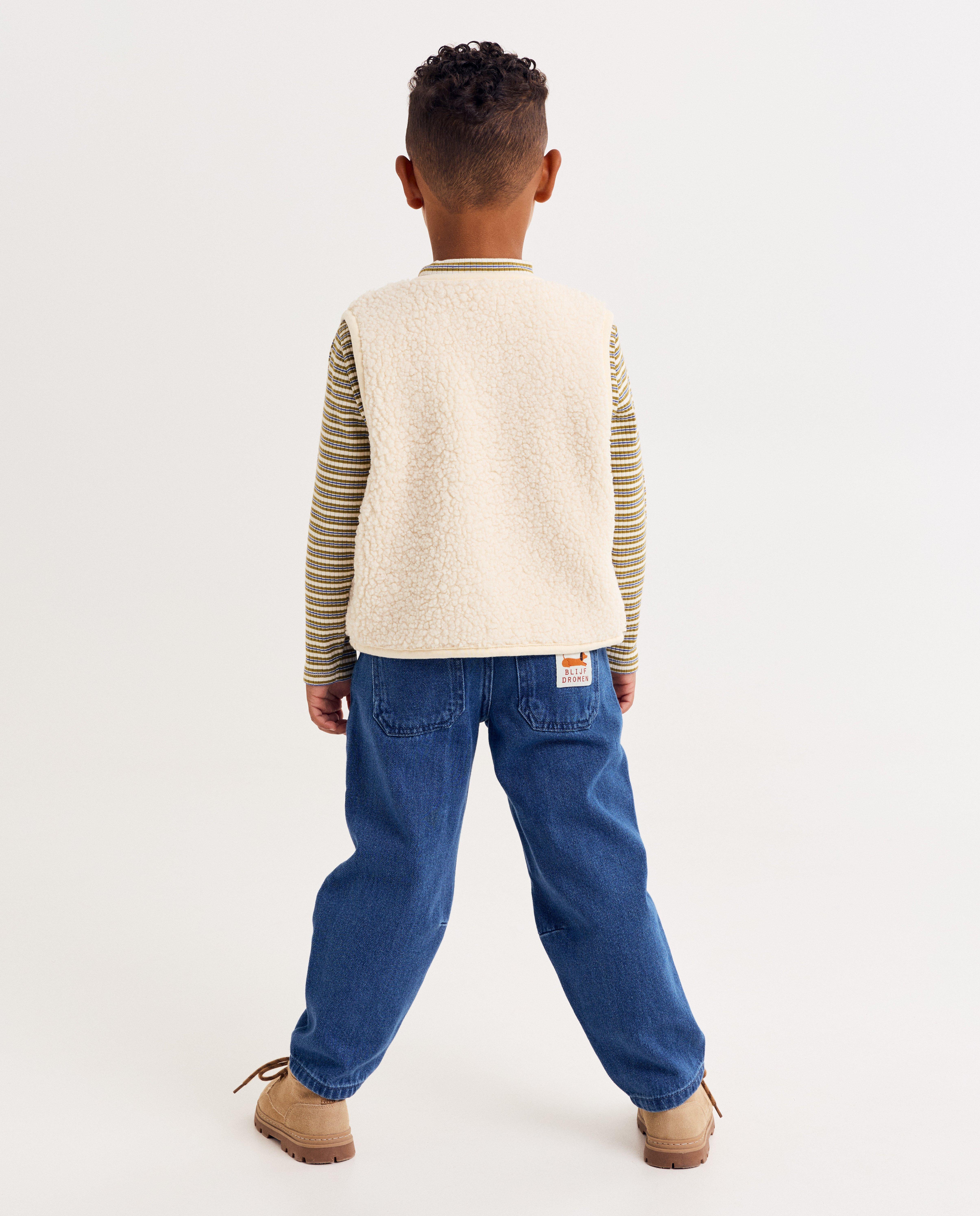 Cardigan - Teddy vest van gerecycleerd polyester, unisex