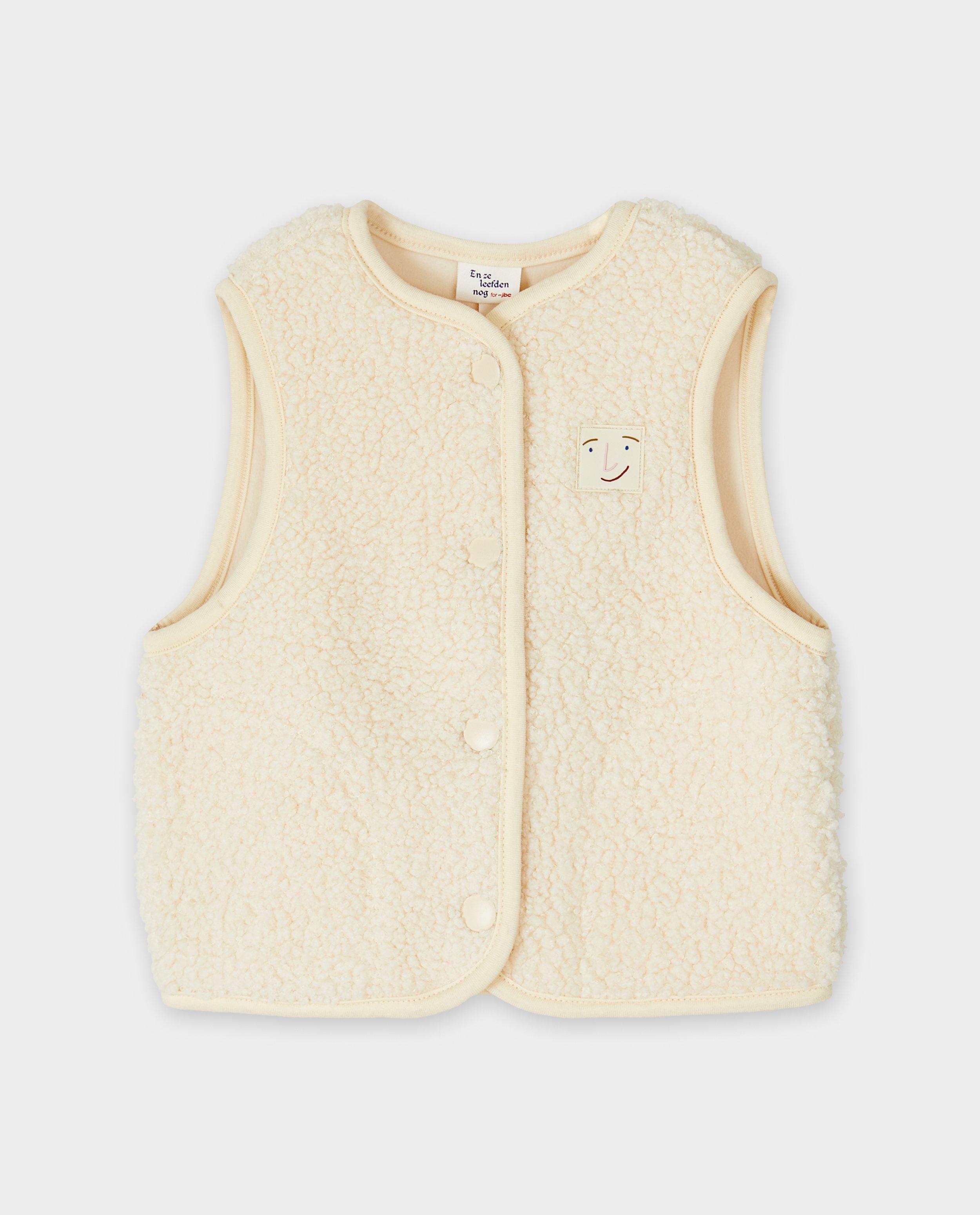 Cardigan - Teddy vest van gerecycleerd polyester, unisex
