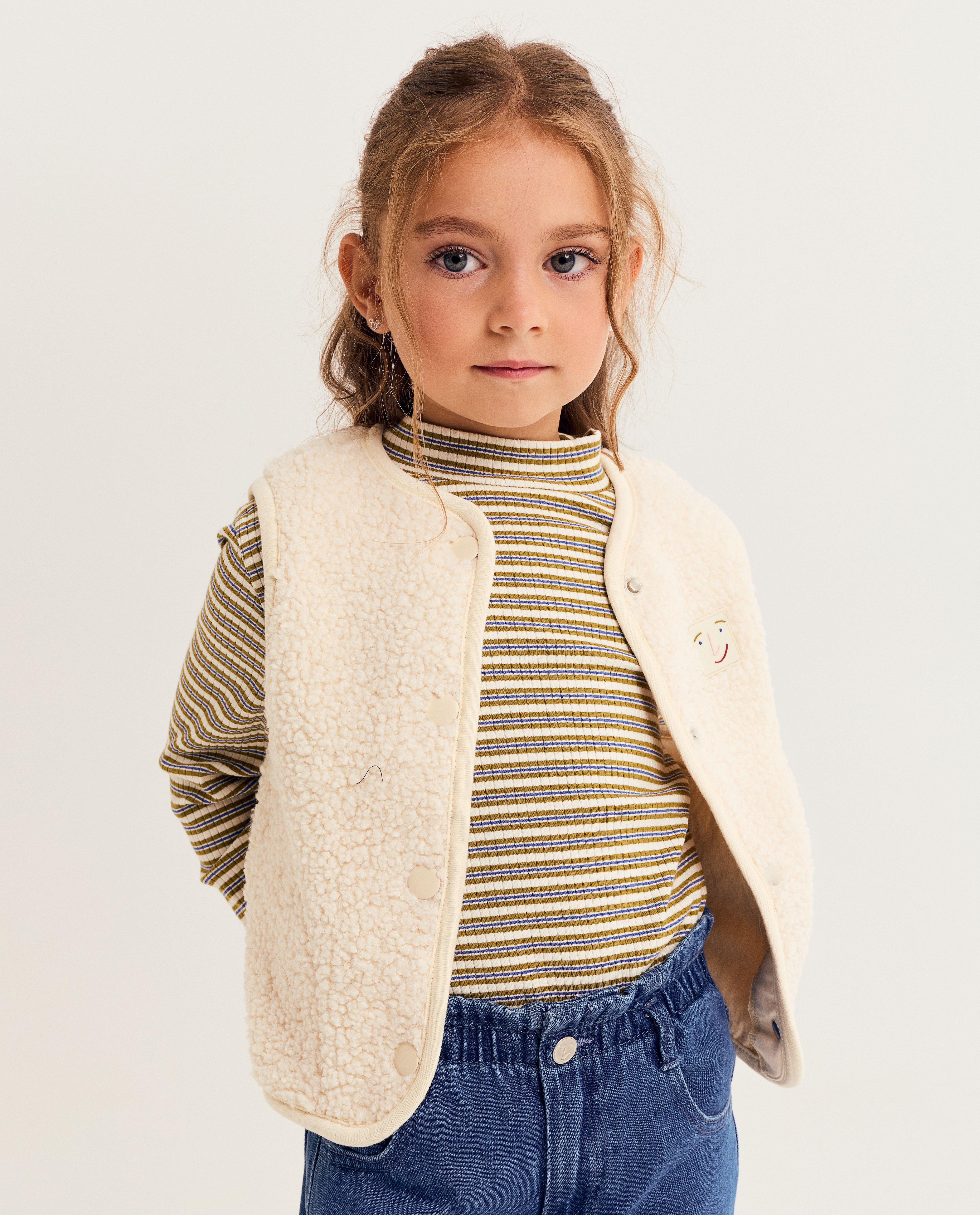 Cardigan - Teddy vest van gerecycleerd polyester, unisex