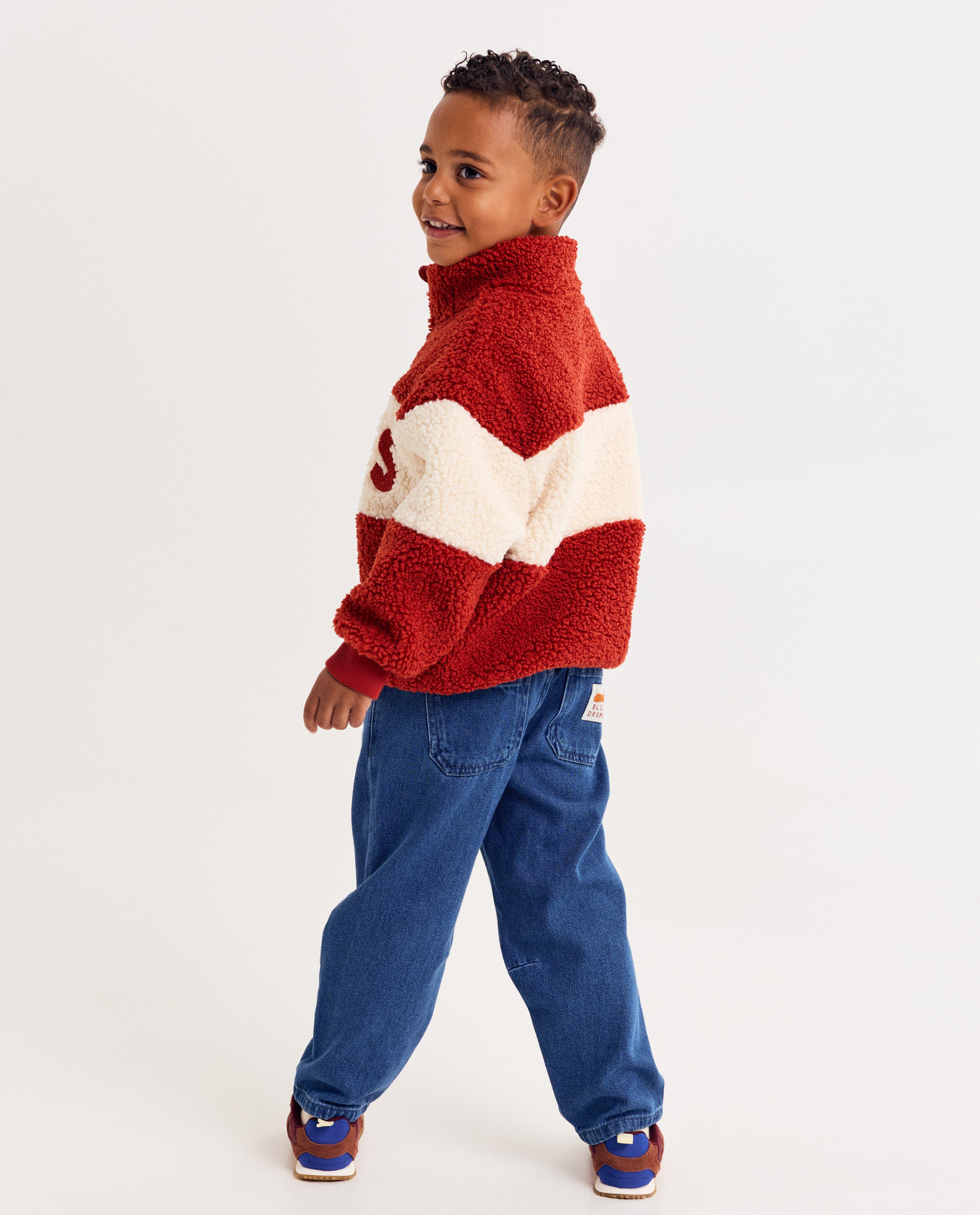 Sweats - Sweat en tissu teddy avec inscription
