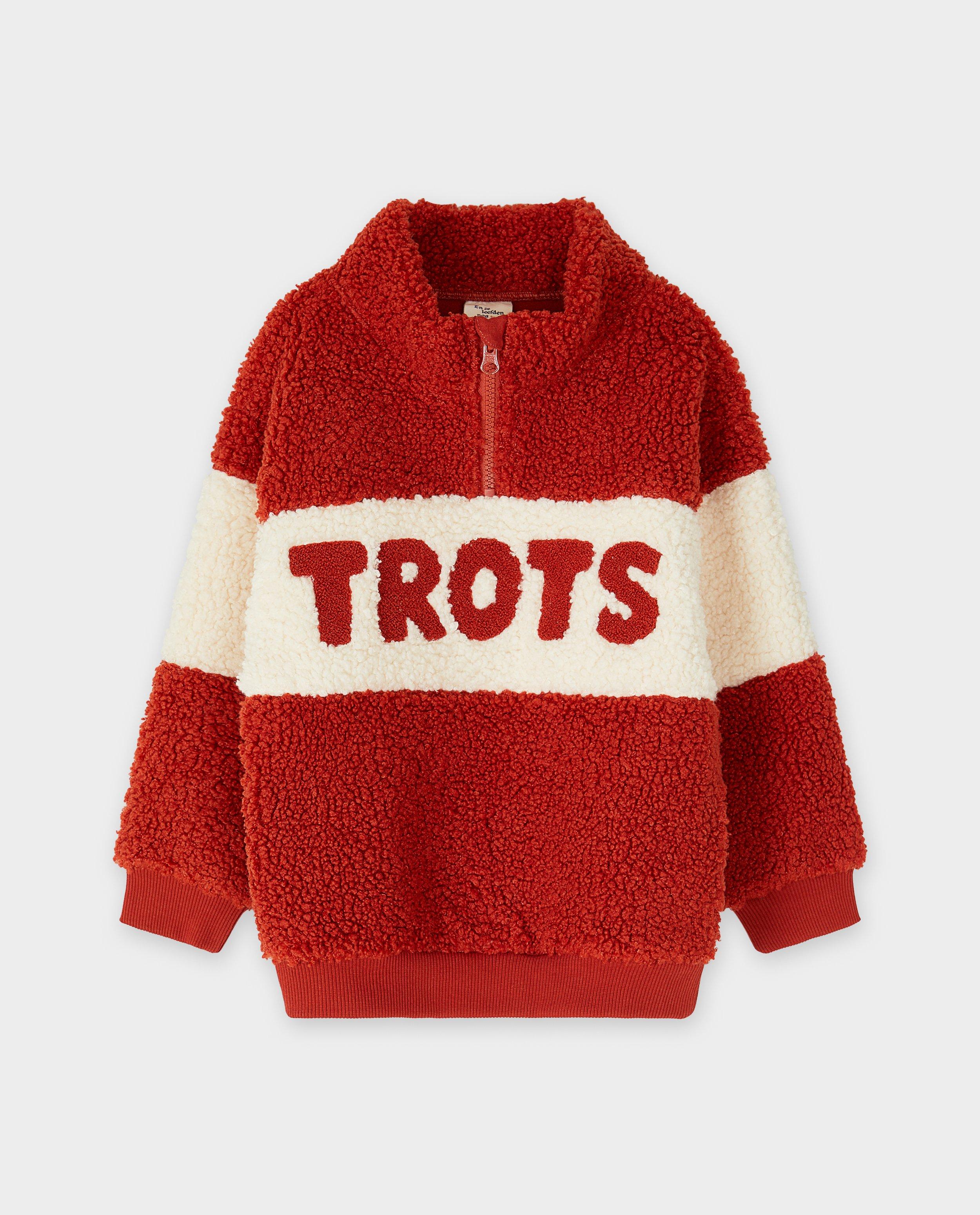 Sweats - Sweat en tissu teddy avec inscription