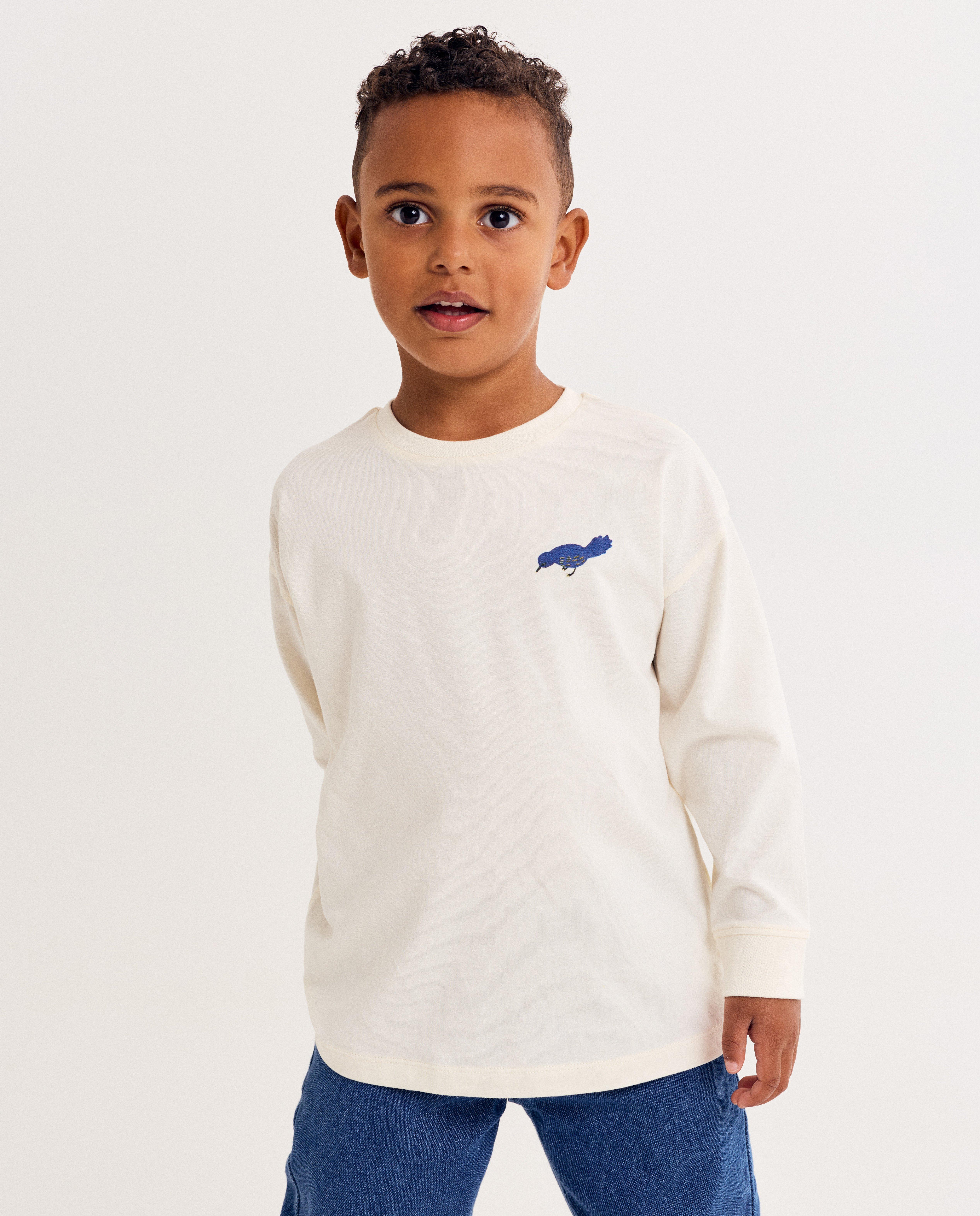 T-shirts - Longsleeve met backprint, unisex