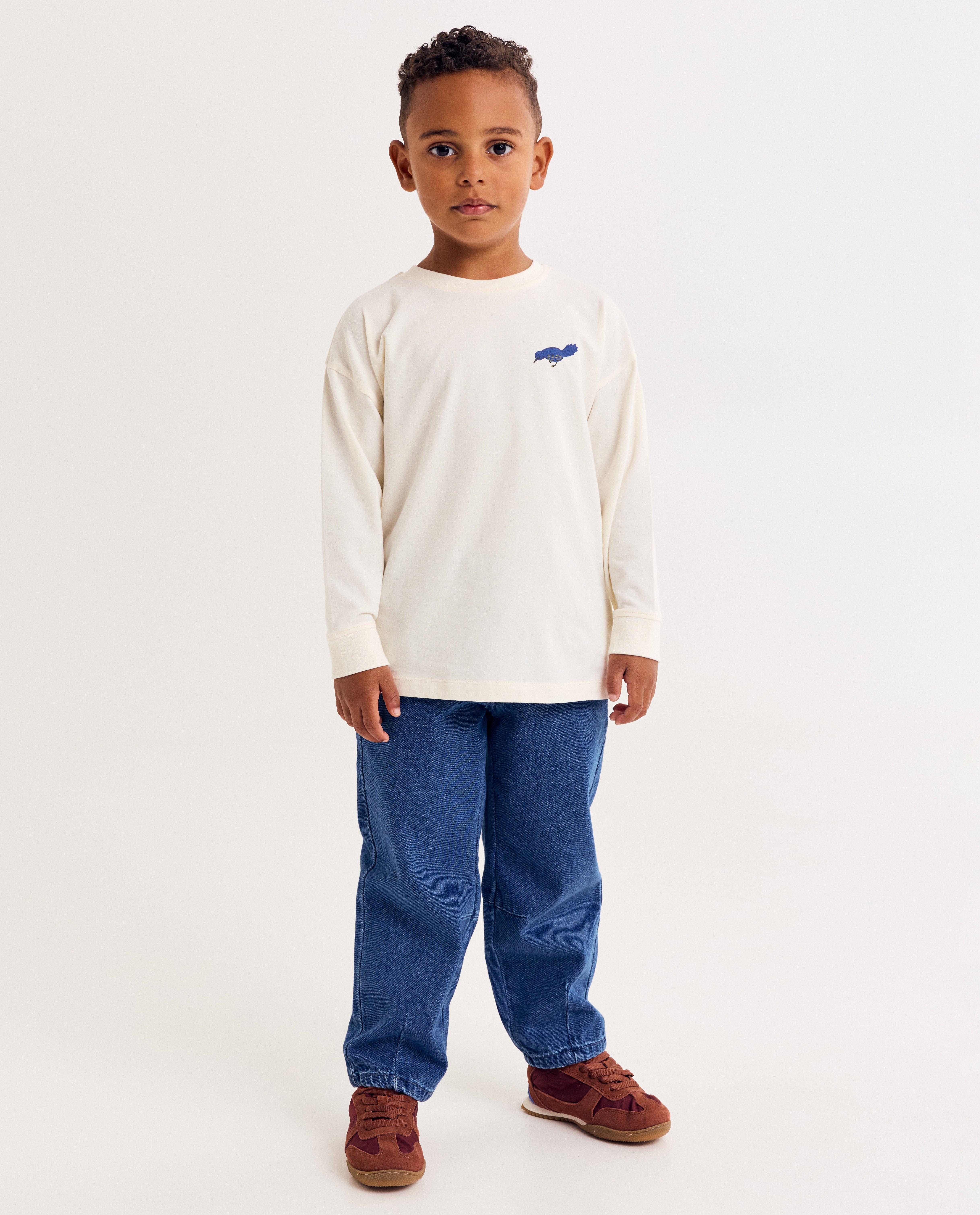 T-shirts - Longsleeve met backprint, unisex