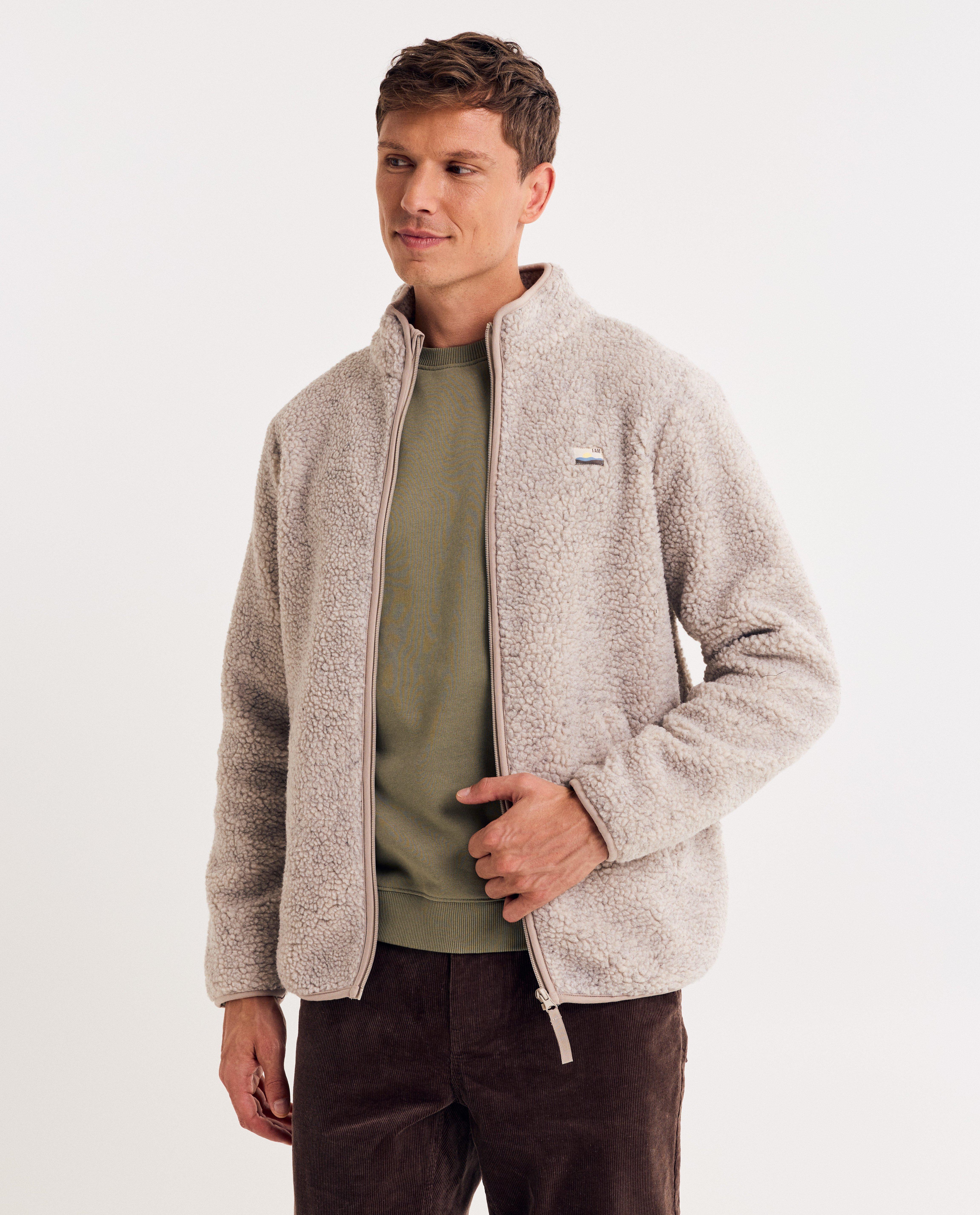 Teddy vest van gerecycleerd polyester, regular fit, S-XXL - Product Detail - lichtgrijs - afbeelding nummer 1