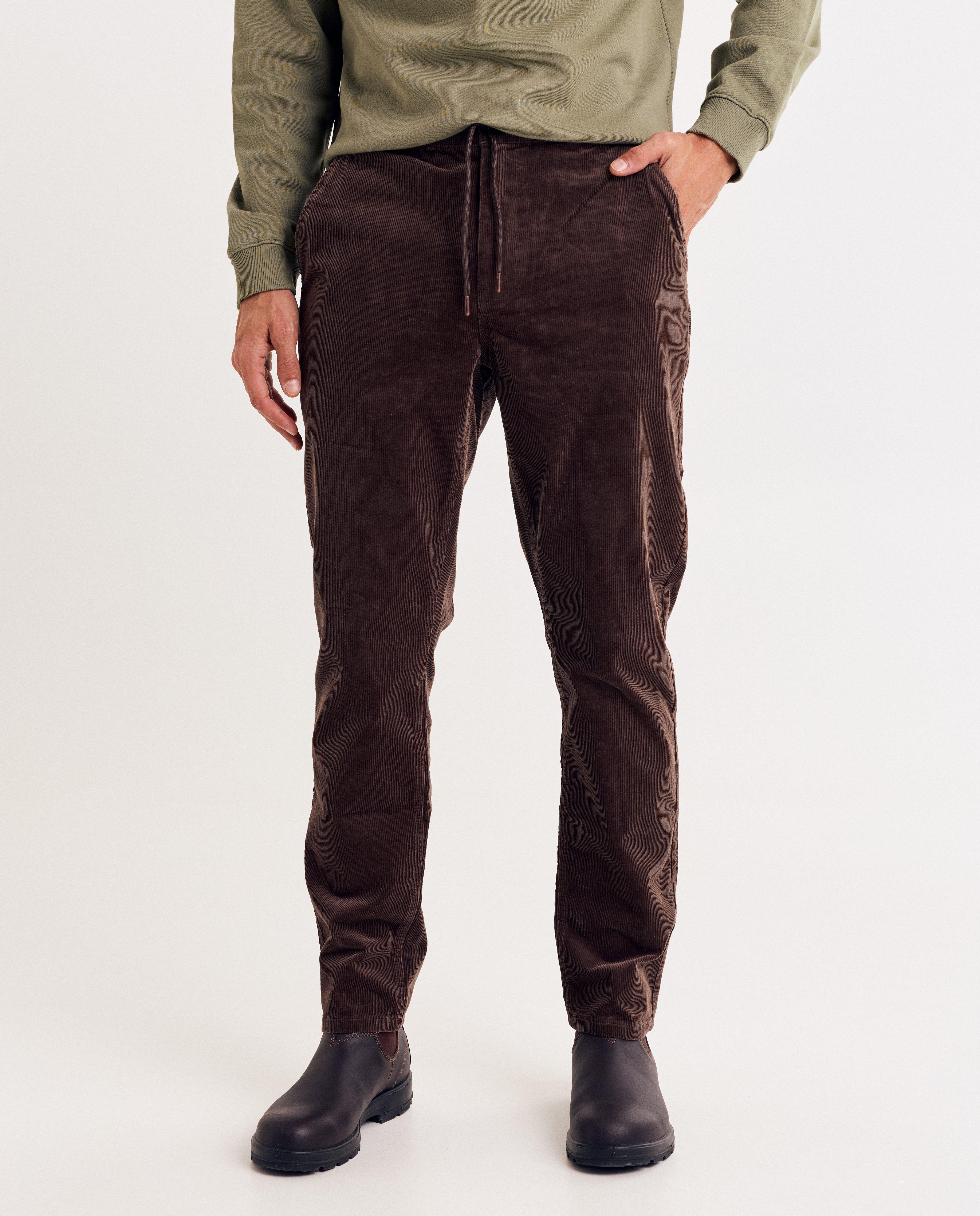 Broek van ribfluweel, loose fit, S-XXL - Product Detail - donkerbruin - afbeelding nummer 3
