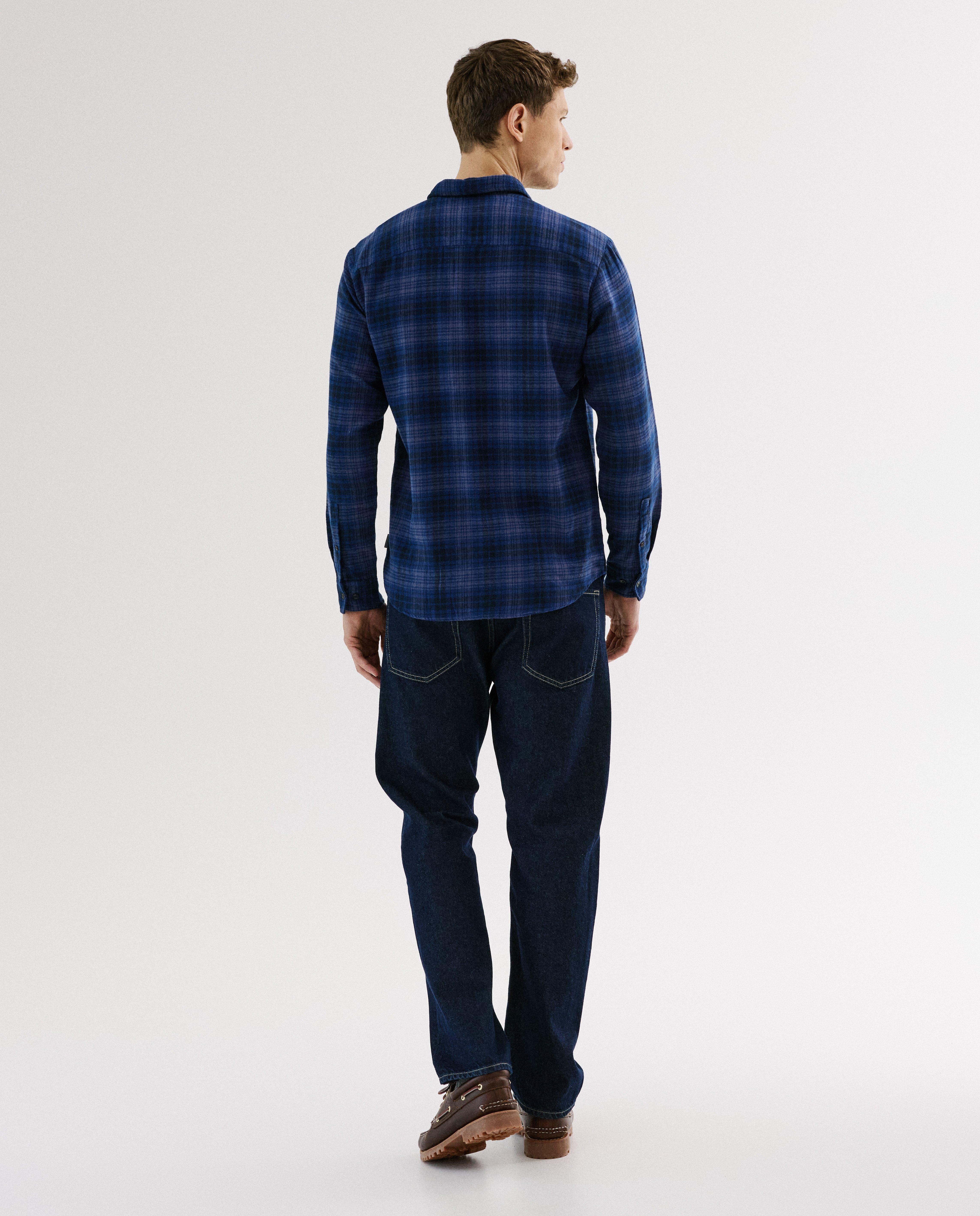 Flanellen hemd met ruiten - Product Detail - donkerblauw - afbeelding nummer 3