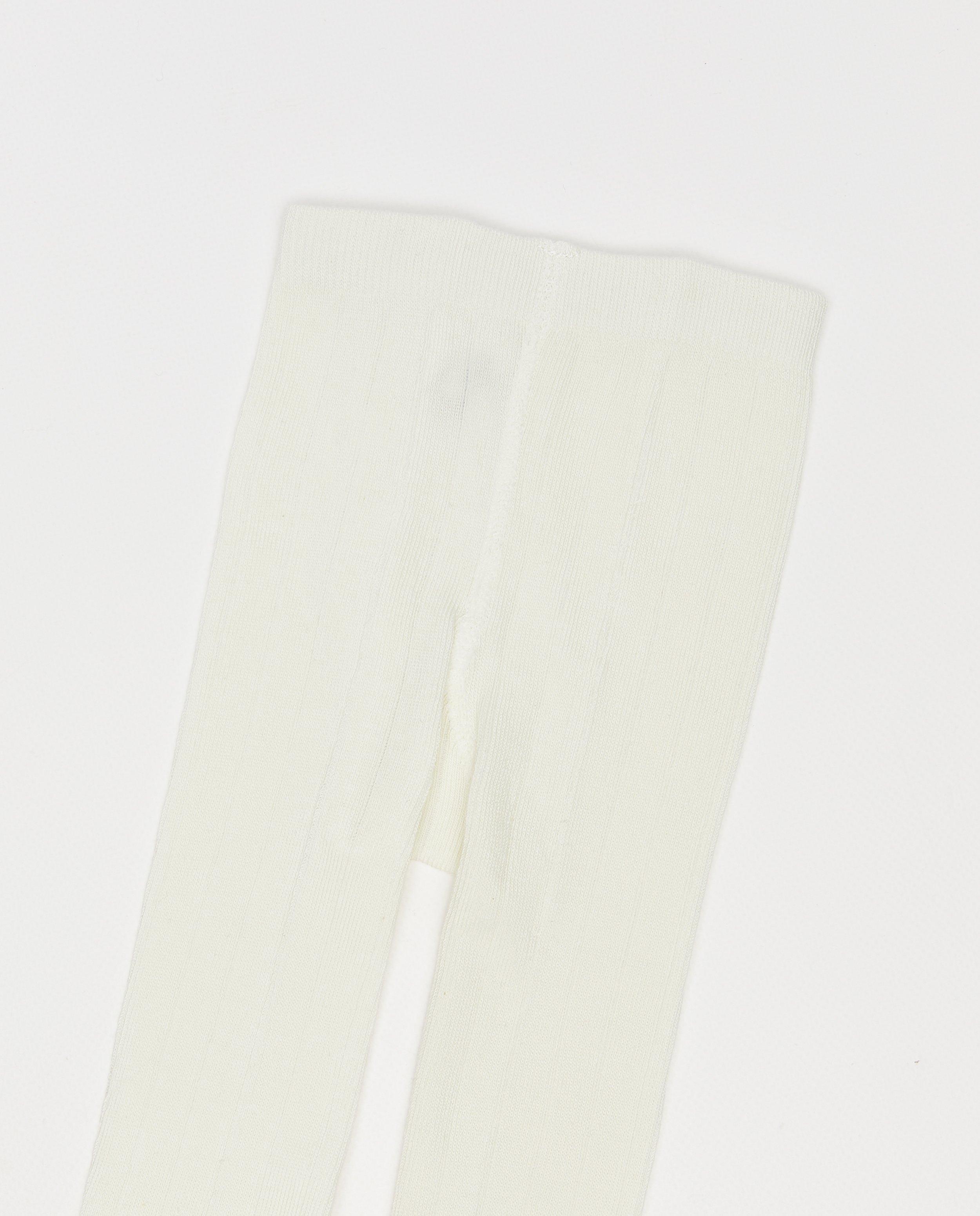 Collant &agrave; fines c&ocirc;tes, 62-98 - D&eacute;tails du produit - blanc - image num&eacute;ro 2