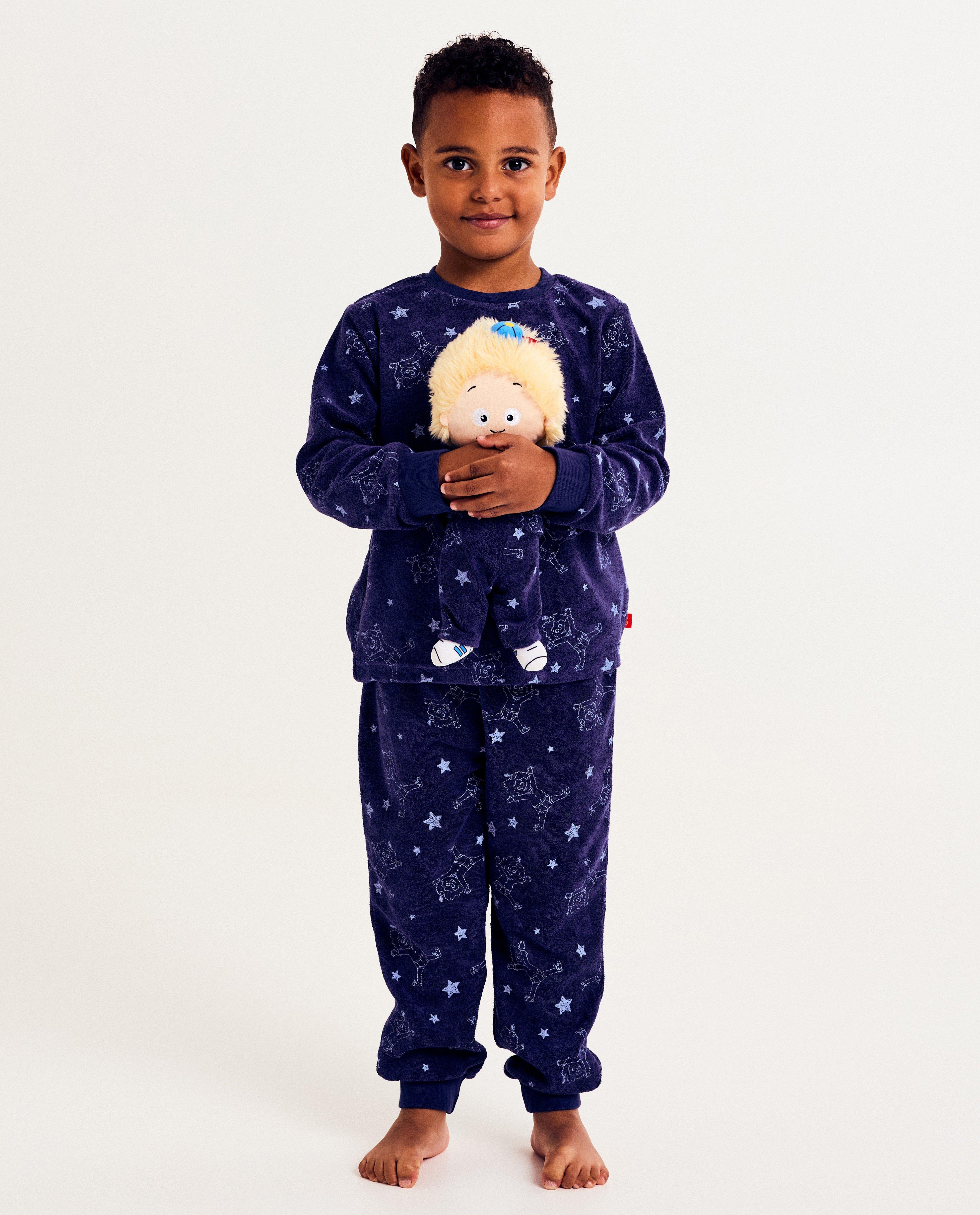 Nachtkleding - Spiekpietjespyjama + poppenpyjama