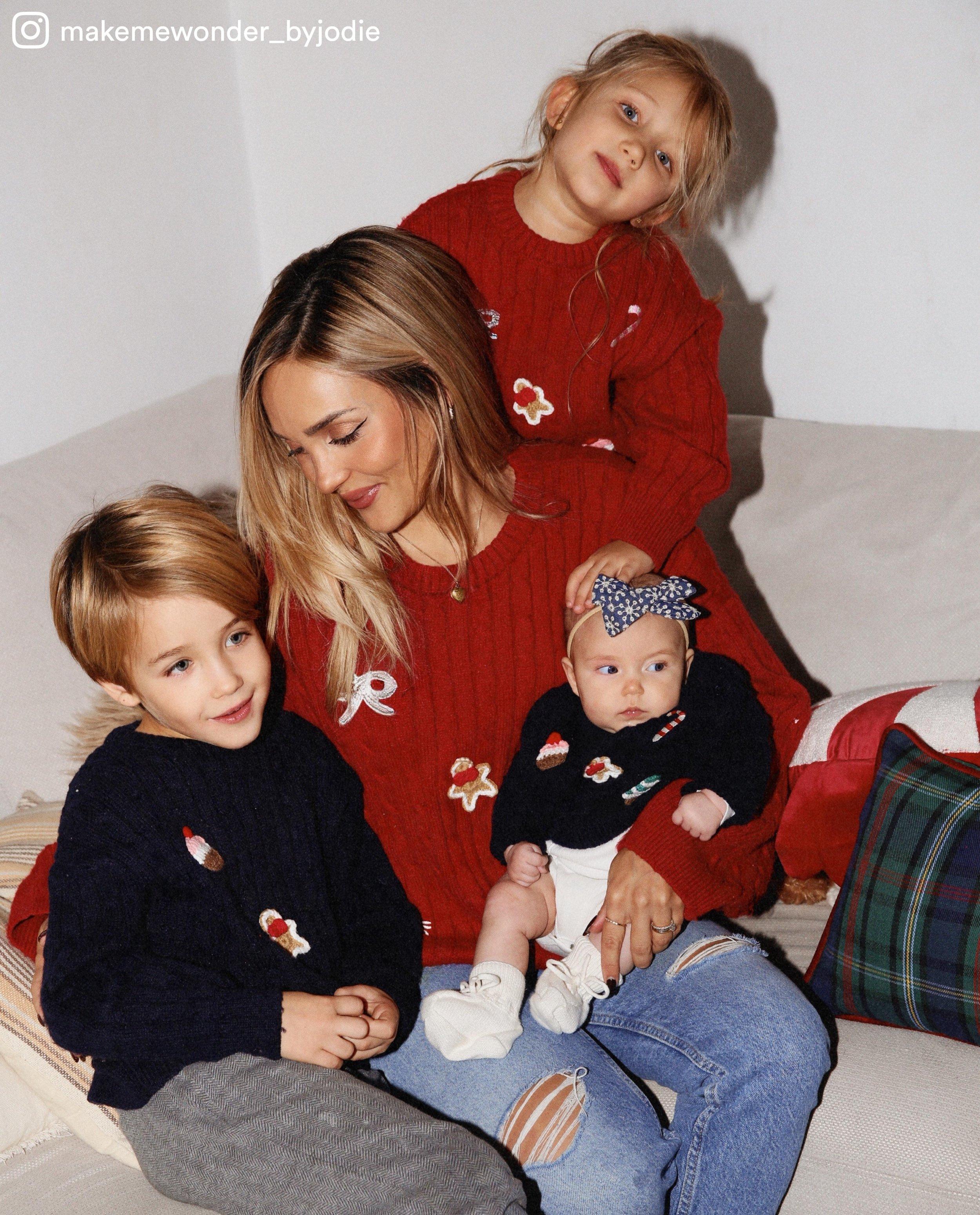 Trui met geborduurde en gehaakte figuren, dames, XS-XL - Product Detail - rood - afbeelding nummer 5