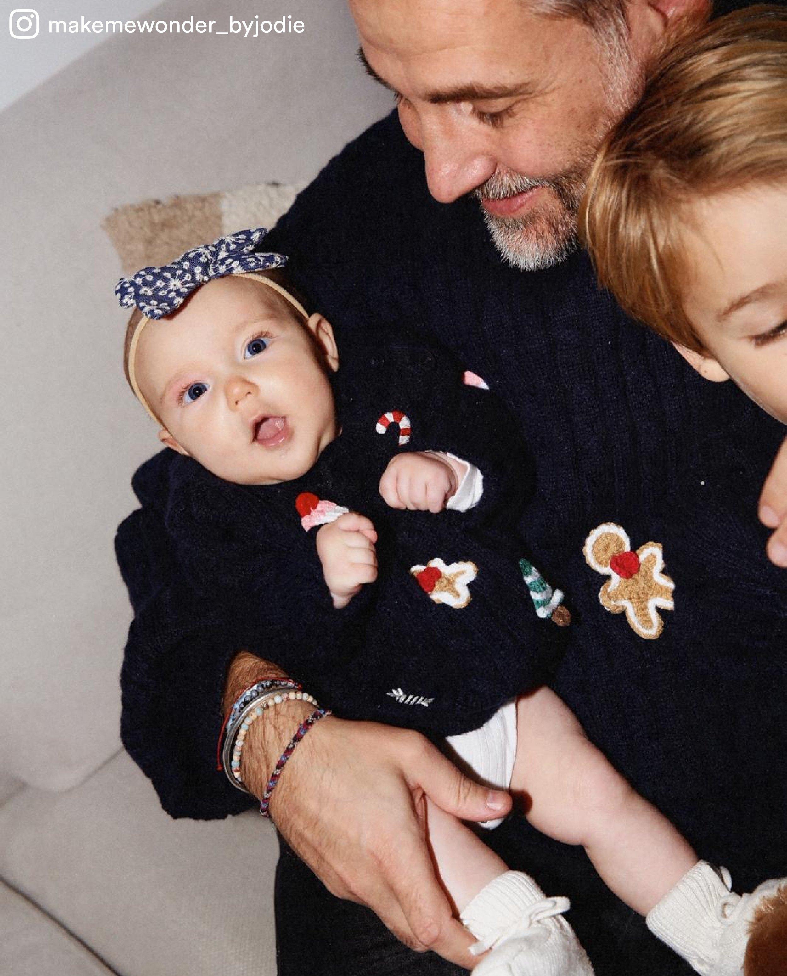 Trui met geborduurde en gehaakte figuren, 62-92 - Product Detail - donkerblauw - afbeelding nummer 2