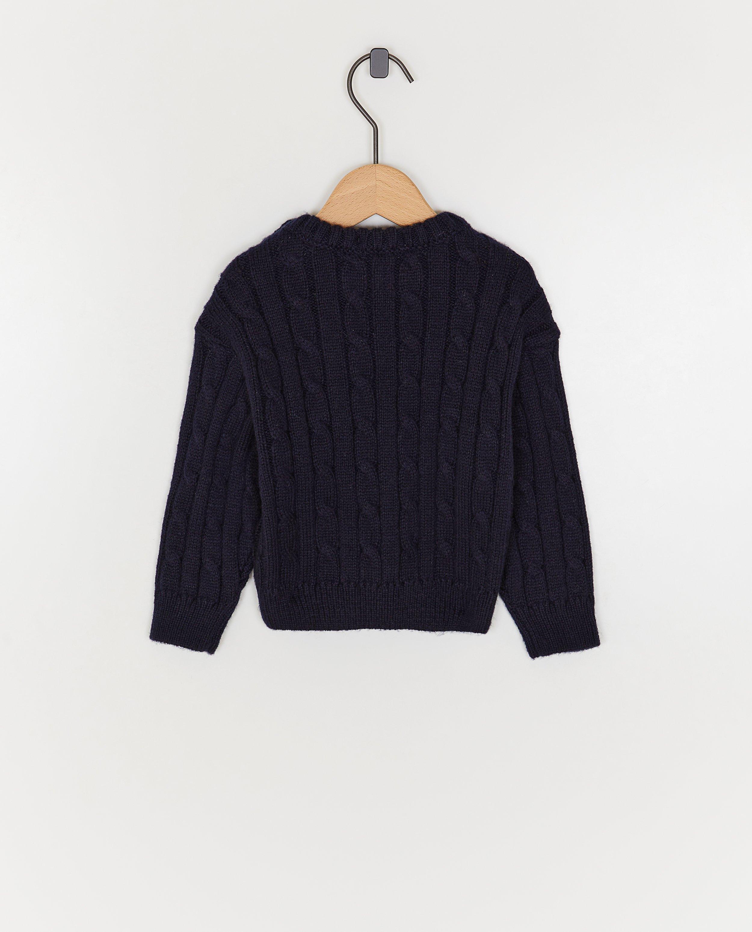 Trui met geborduurde en gehaakte figuren, 62-92 - Product Detail - donkerblauw - afbeelding nummer 5