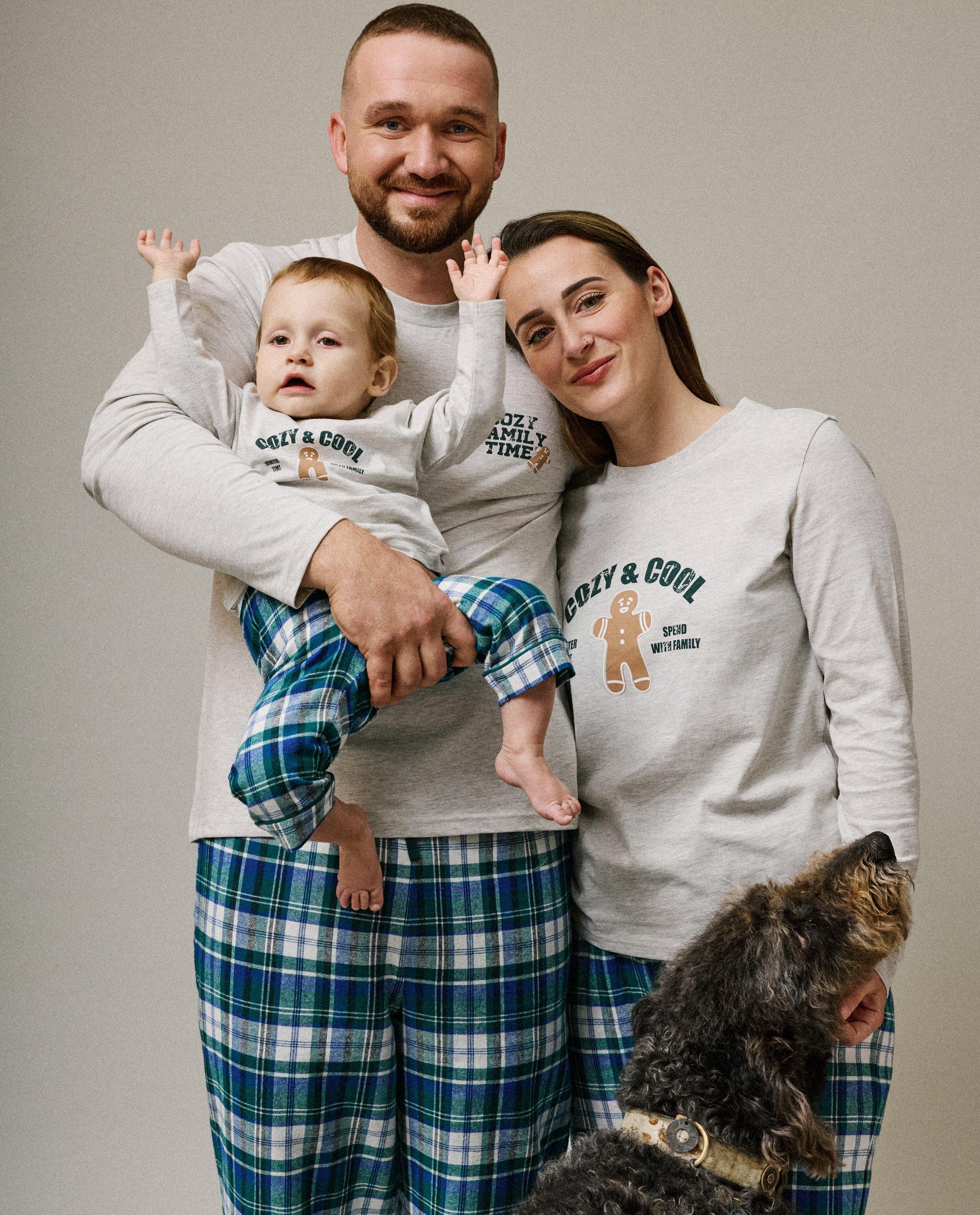 Pyjama avec imprim&eacute; biscuit, 62-92 - D&eacute;tails du produit - khaki - image num&eacute;ro 3