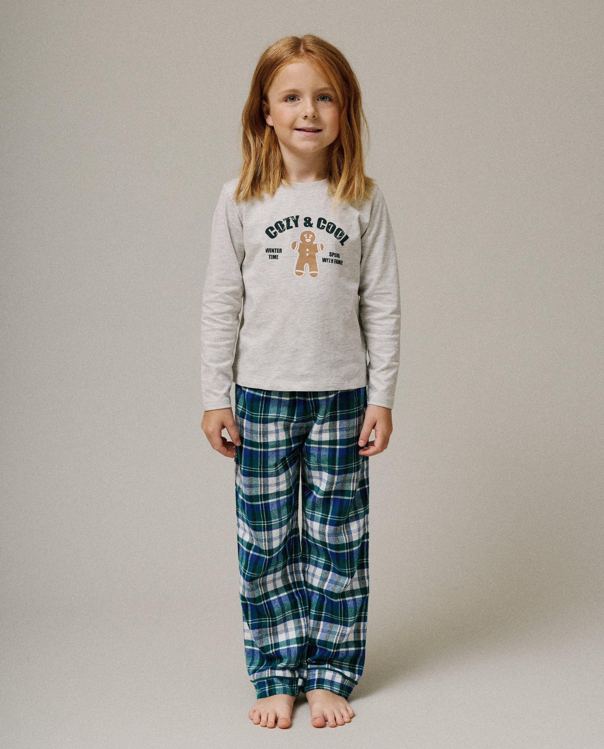 Pyjama &agrave; imprim&eacute; de biscuit, 98-128 - D&eacute;tails du produit - khaki - image num&eacute;ro 2